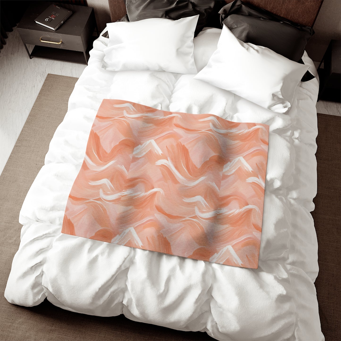 Dusk Brushstrokes Sweatshirt Blanket