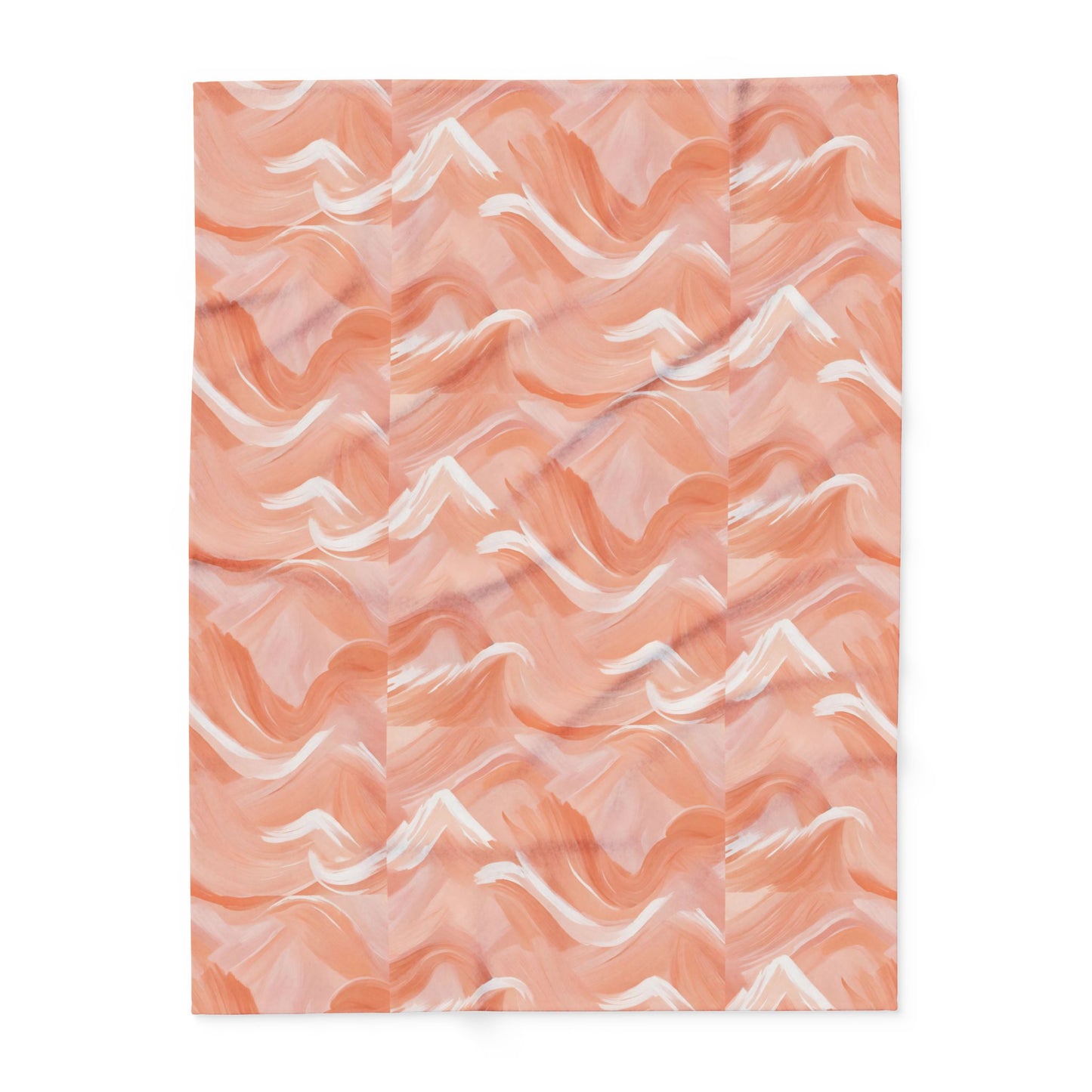 Dusk Brushstrokes Arctic Fleece Blanket