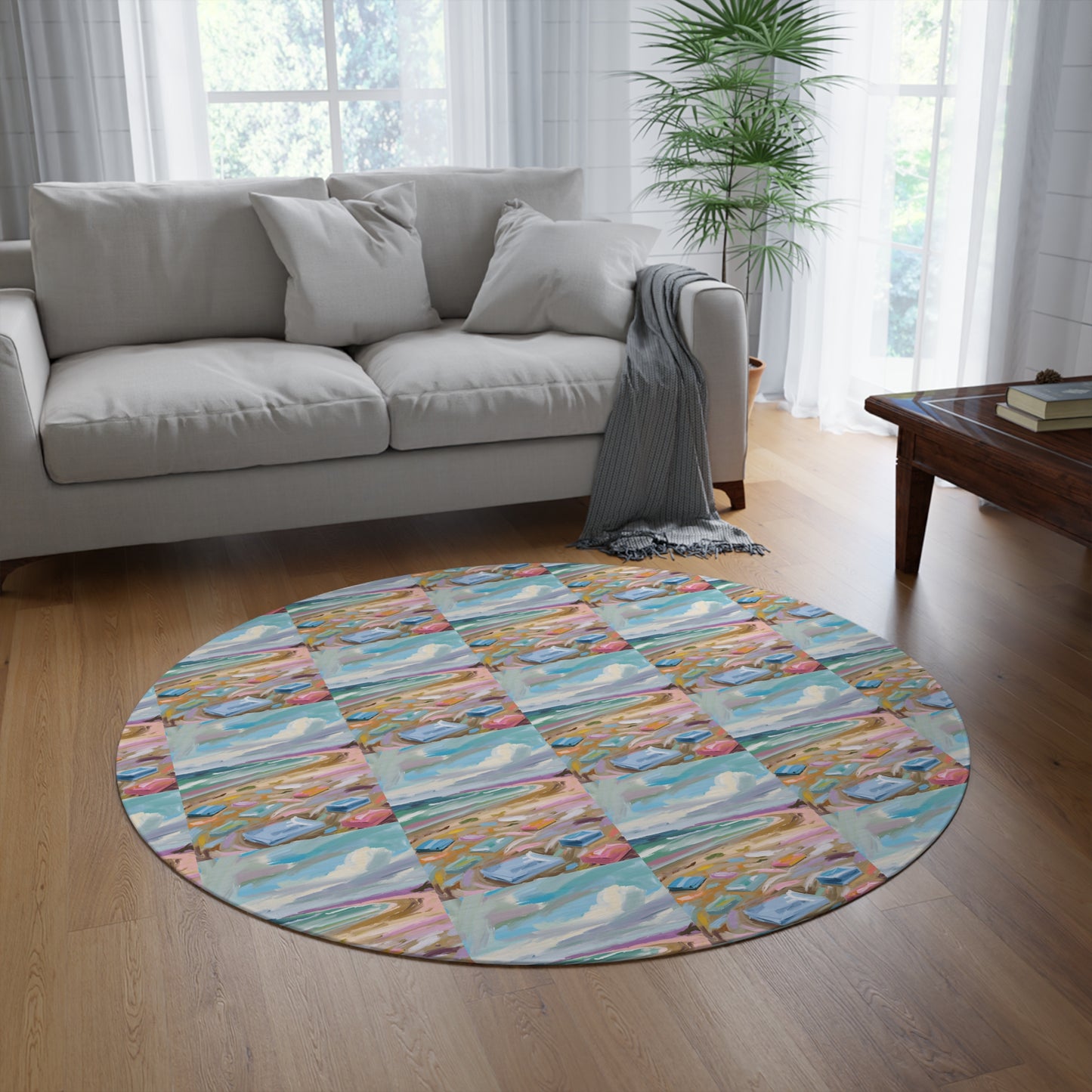 The Beach Round Rug