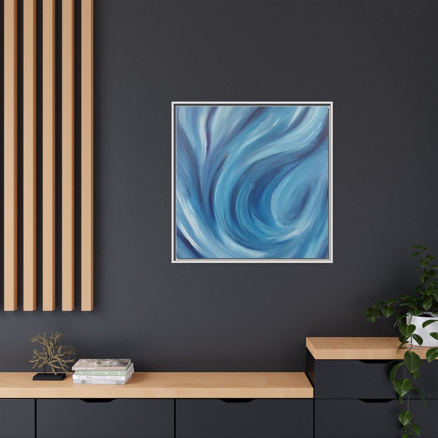 Intrinsic Reflection Framed Canvas Art
