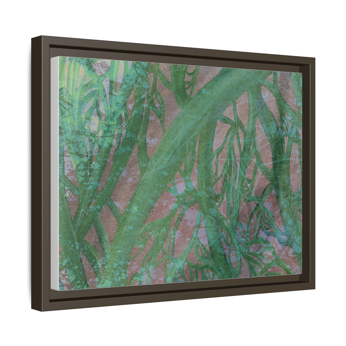 Inner Depths Framed Canvas Art