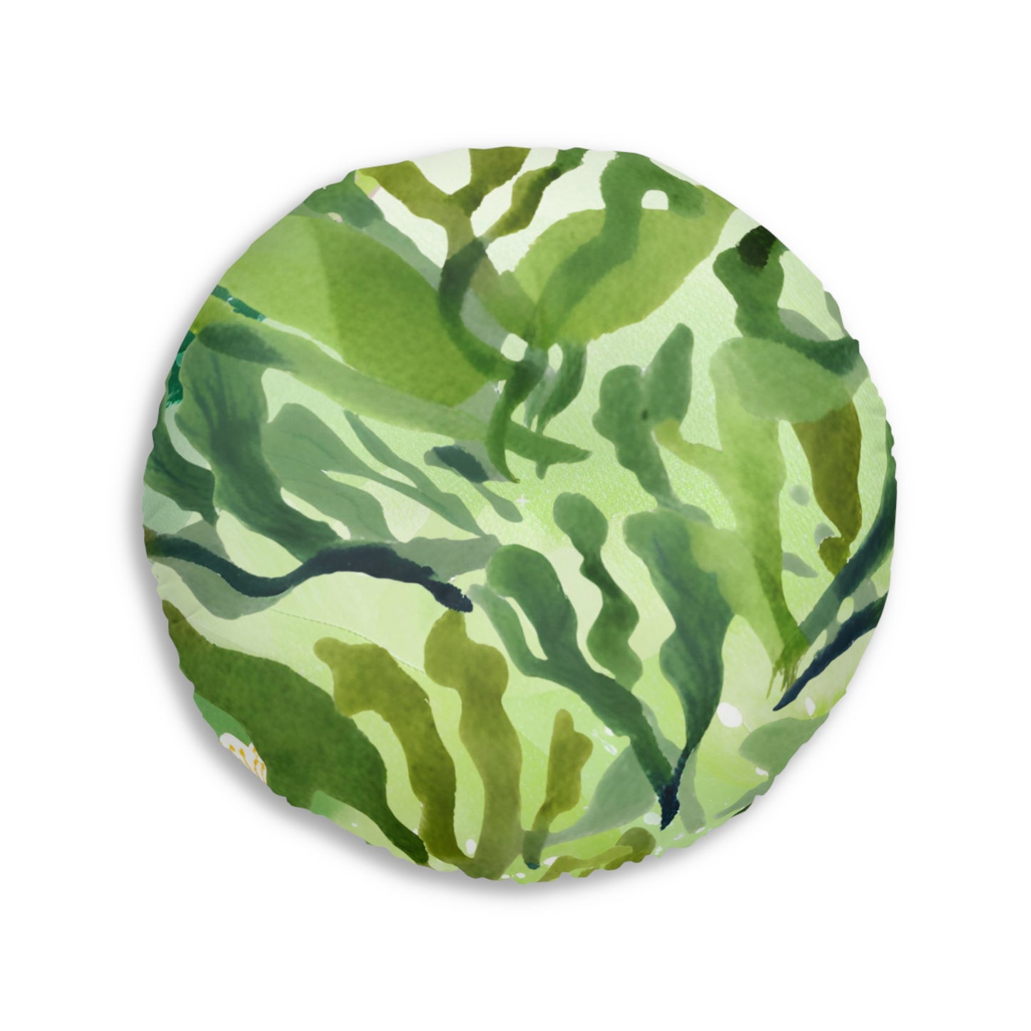 Pond Algae Tufted Floor Pillow