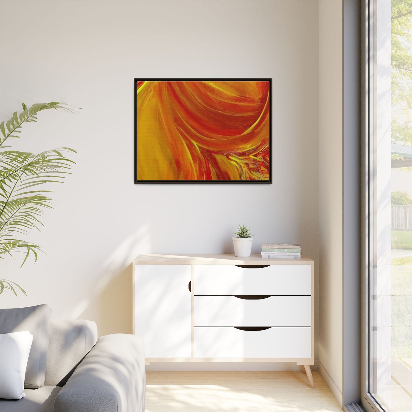 'Autumn' Framed Canvas Art
