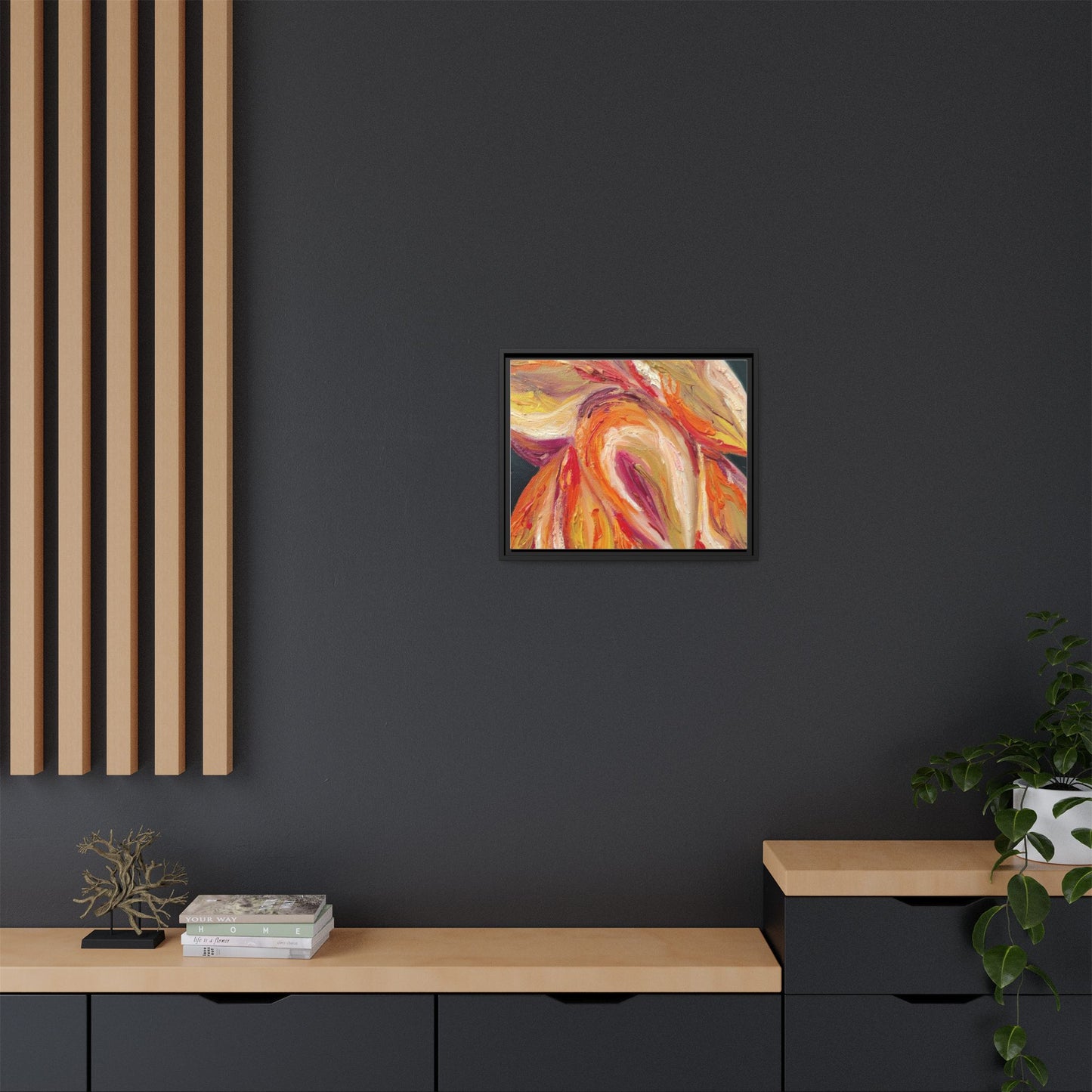 Dramatic Awakening Framed Canvas Art