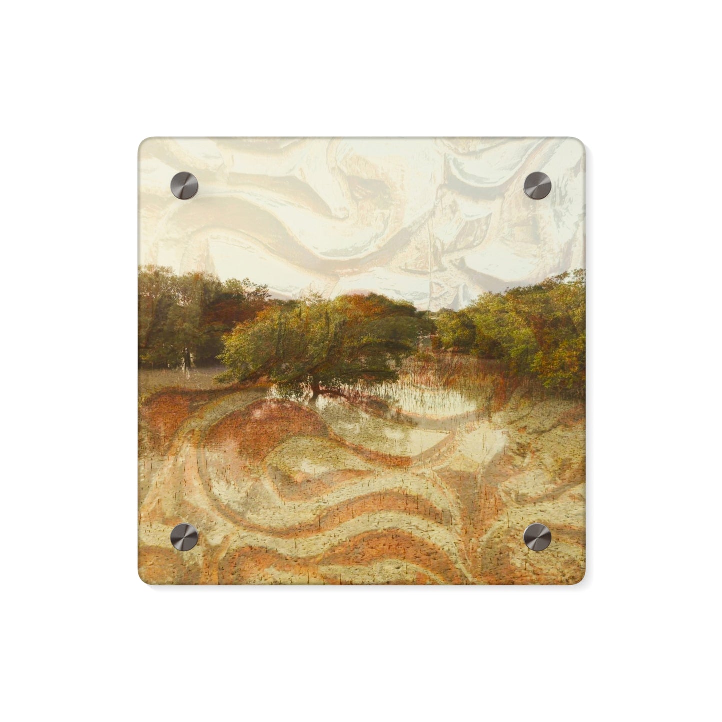 Serene Mangroves Acrylic Wall Art Panels