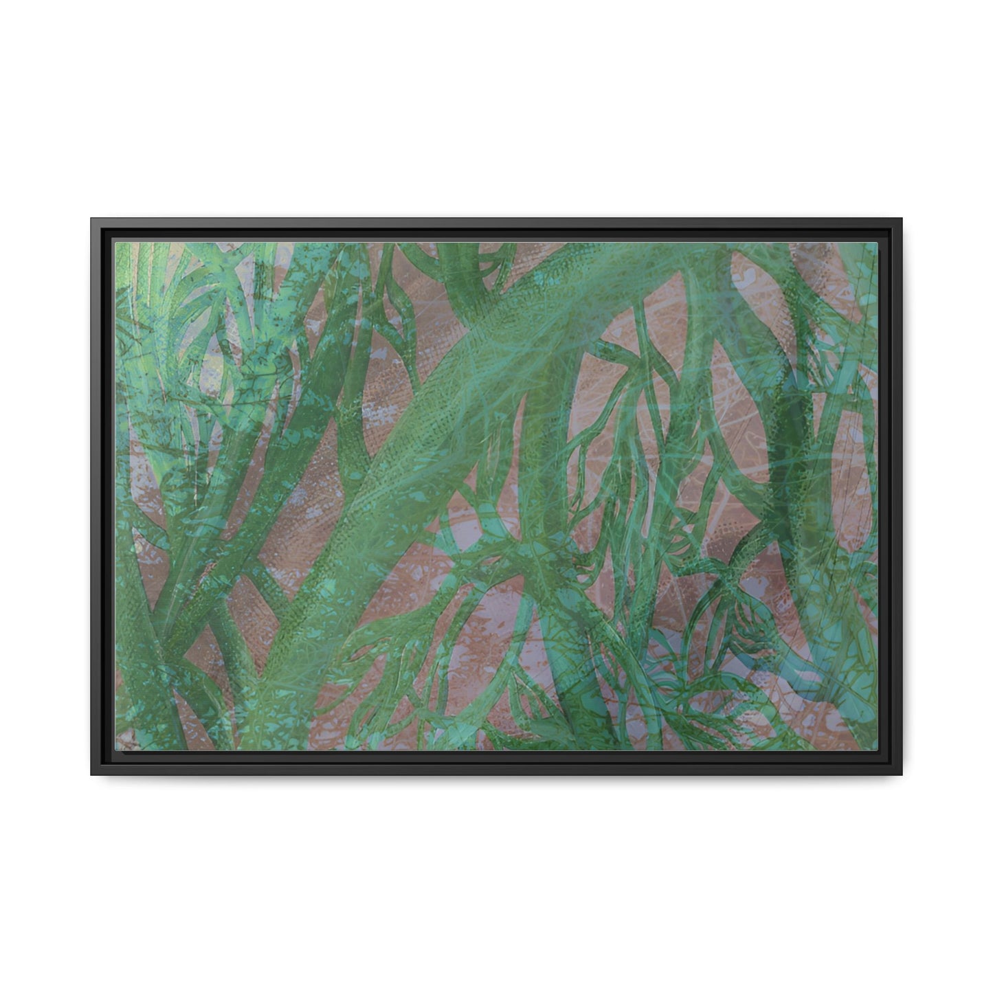 Inner Depths Framed Canvas Art