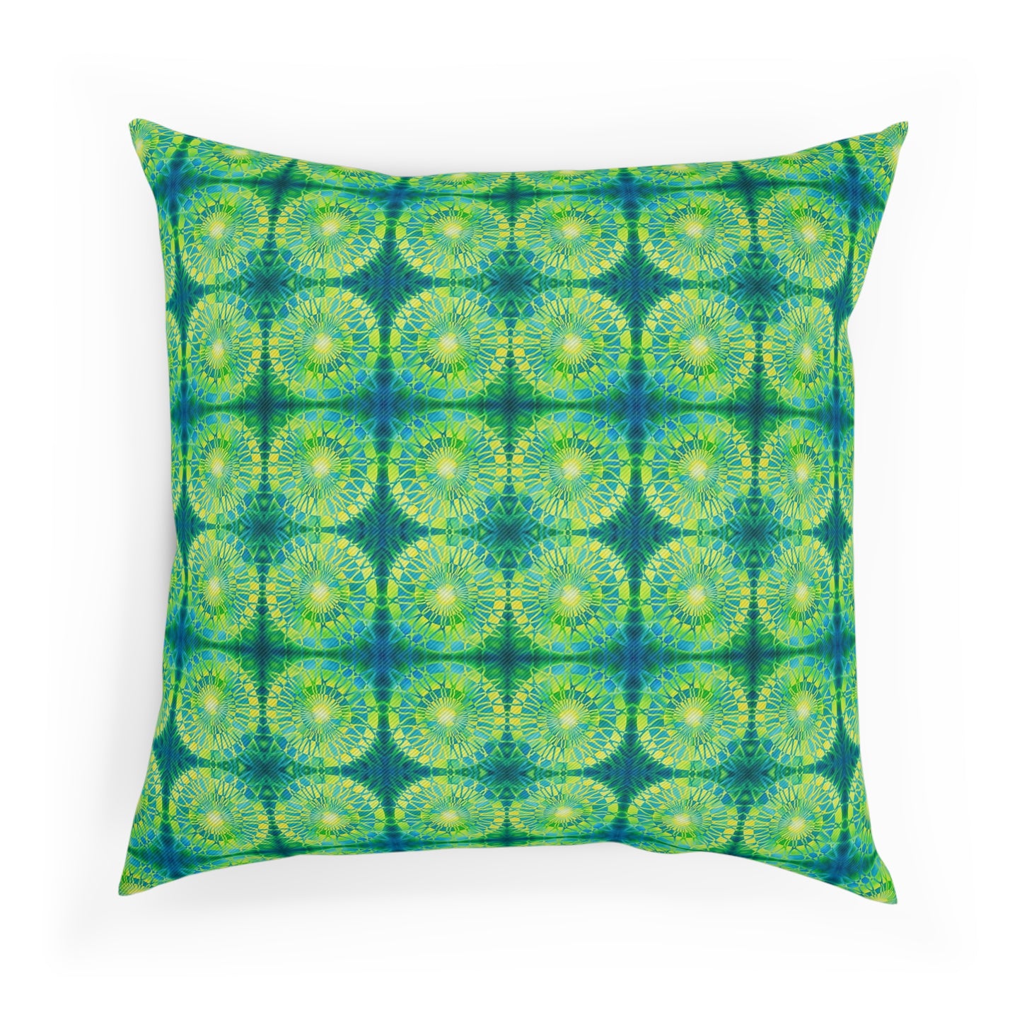 Safety Net Circles by Uta Feinstein Pillow