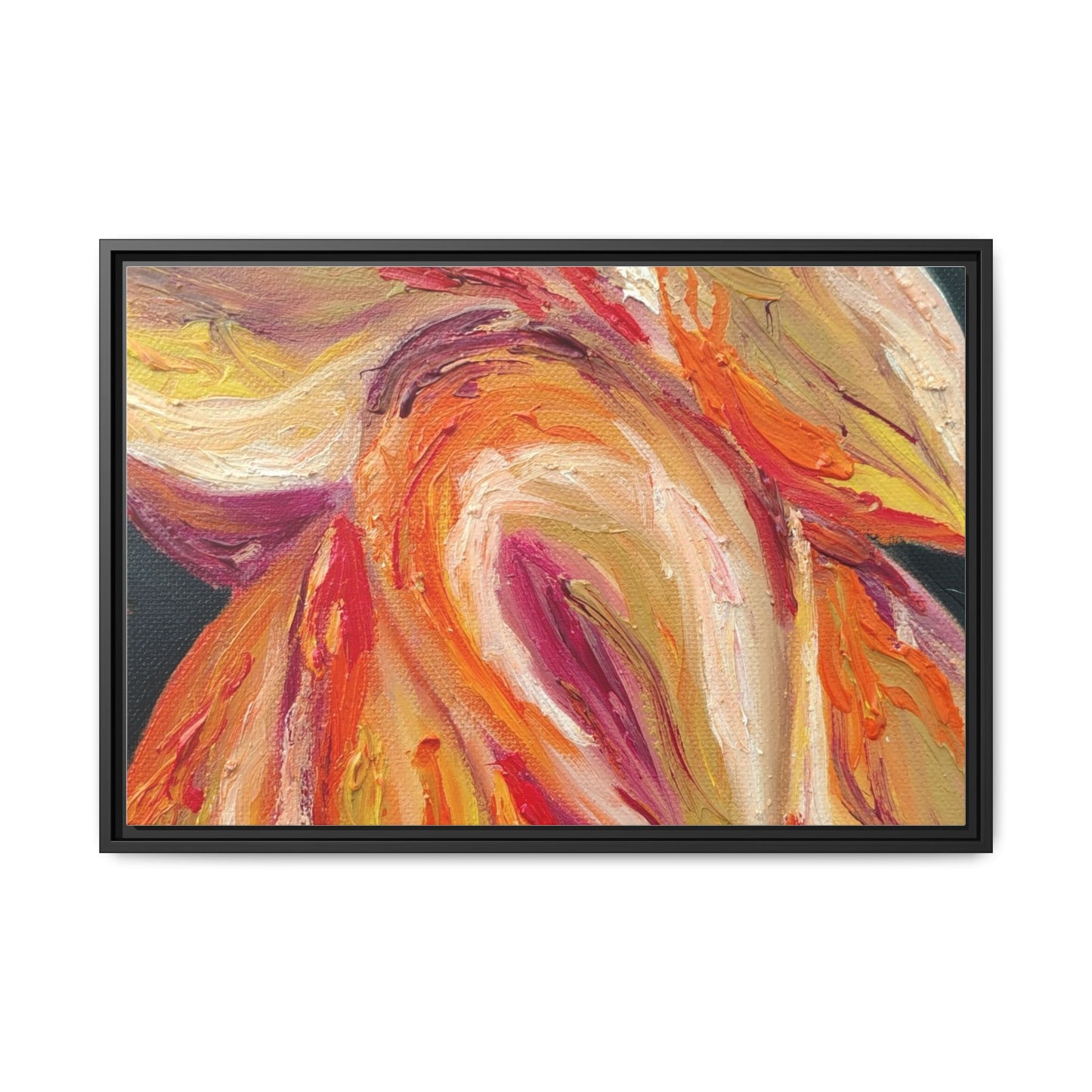 Dramatic Awakening Framed Canvas Art