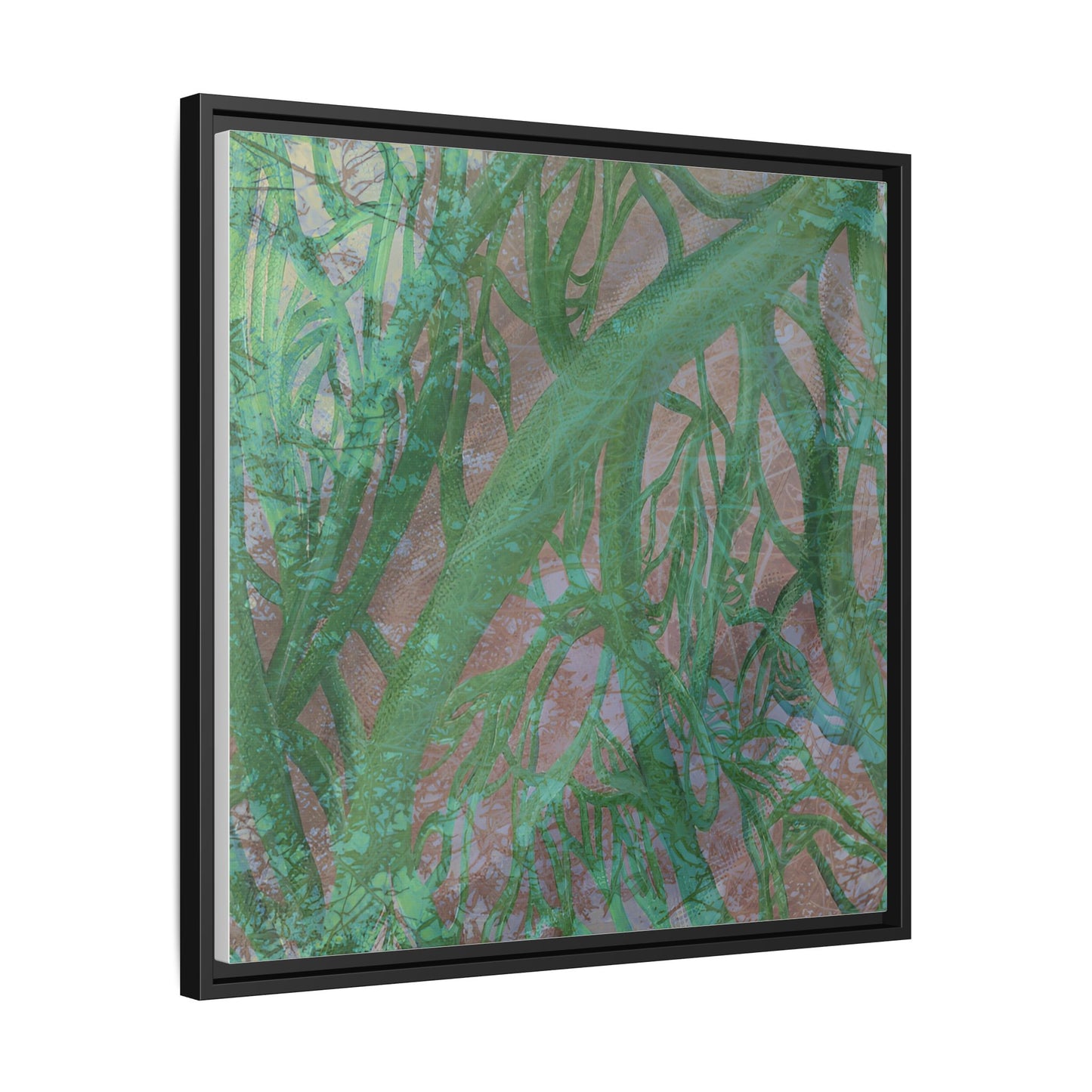 Inner Depths Framed Canvas Art