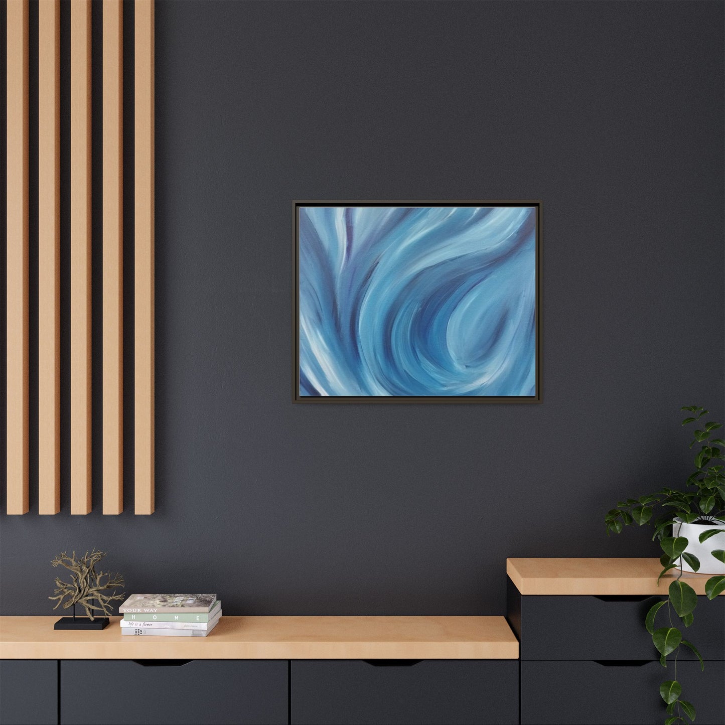 Intrinsic Reflection Framed Canvas Art