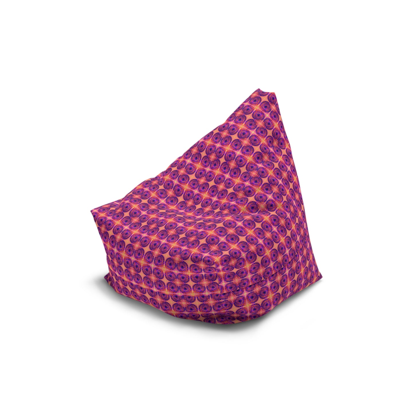 Net Circles by Uta Feinstein Bean Bag Chair Cover