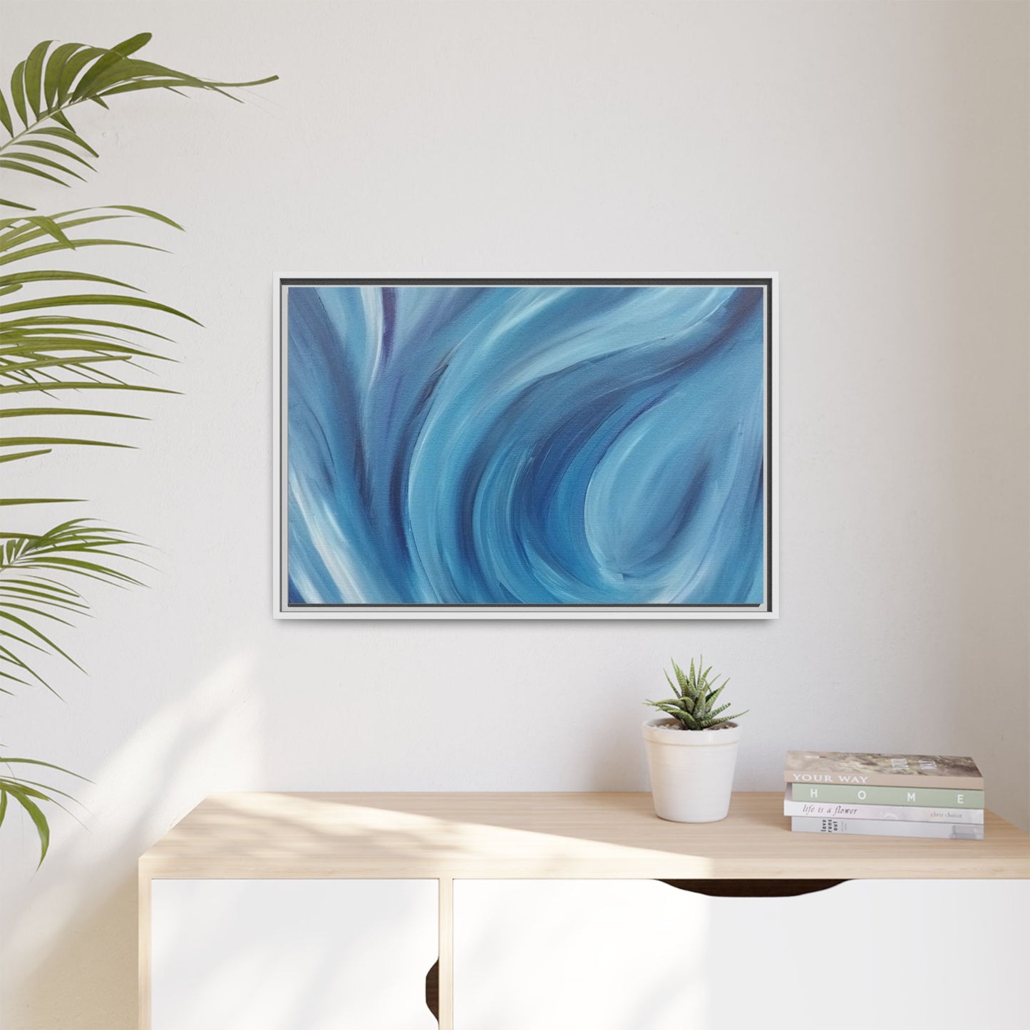 Intrinsic Reflection Framed Canvas Art