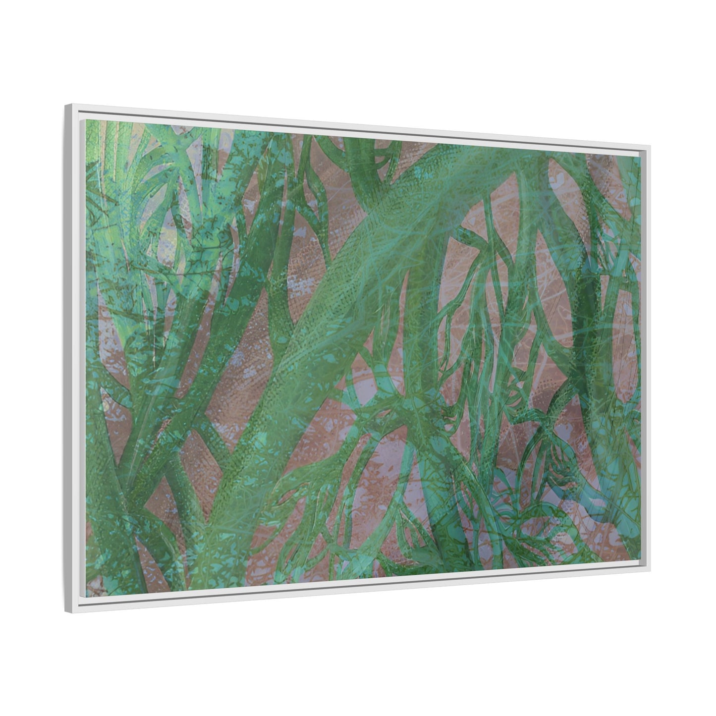 Inner Depths Framed Canvas Art
