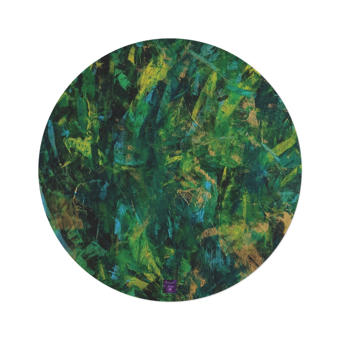 'The Woods and The Trees' by Catherine Sweet Round Rug