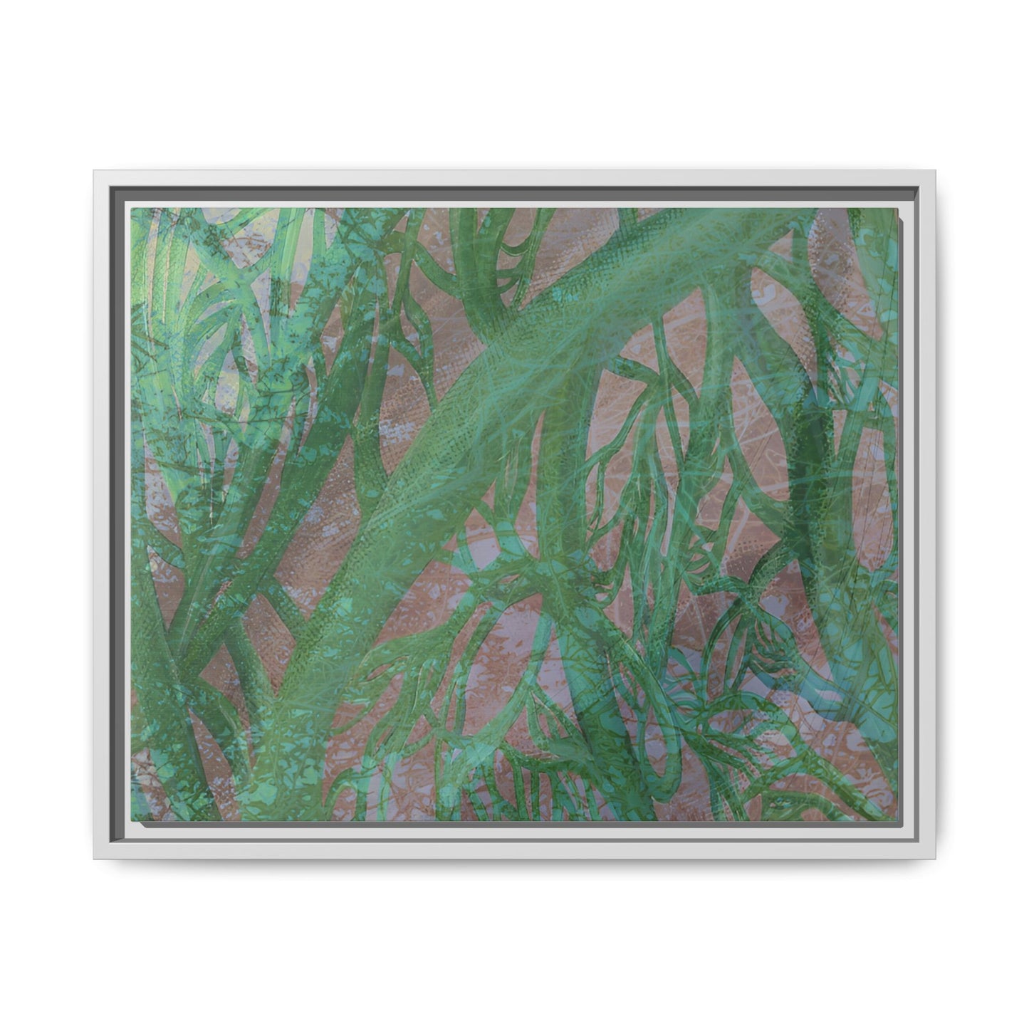 Inner Depths Framed Canvas Art