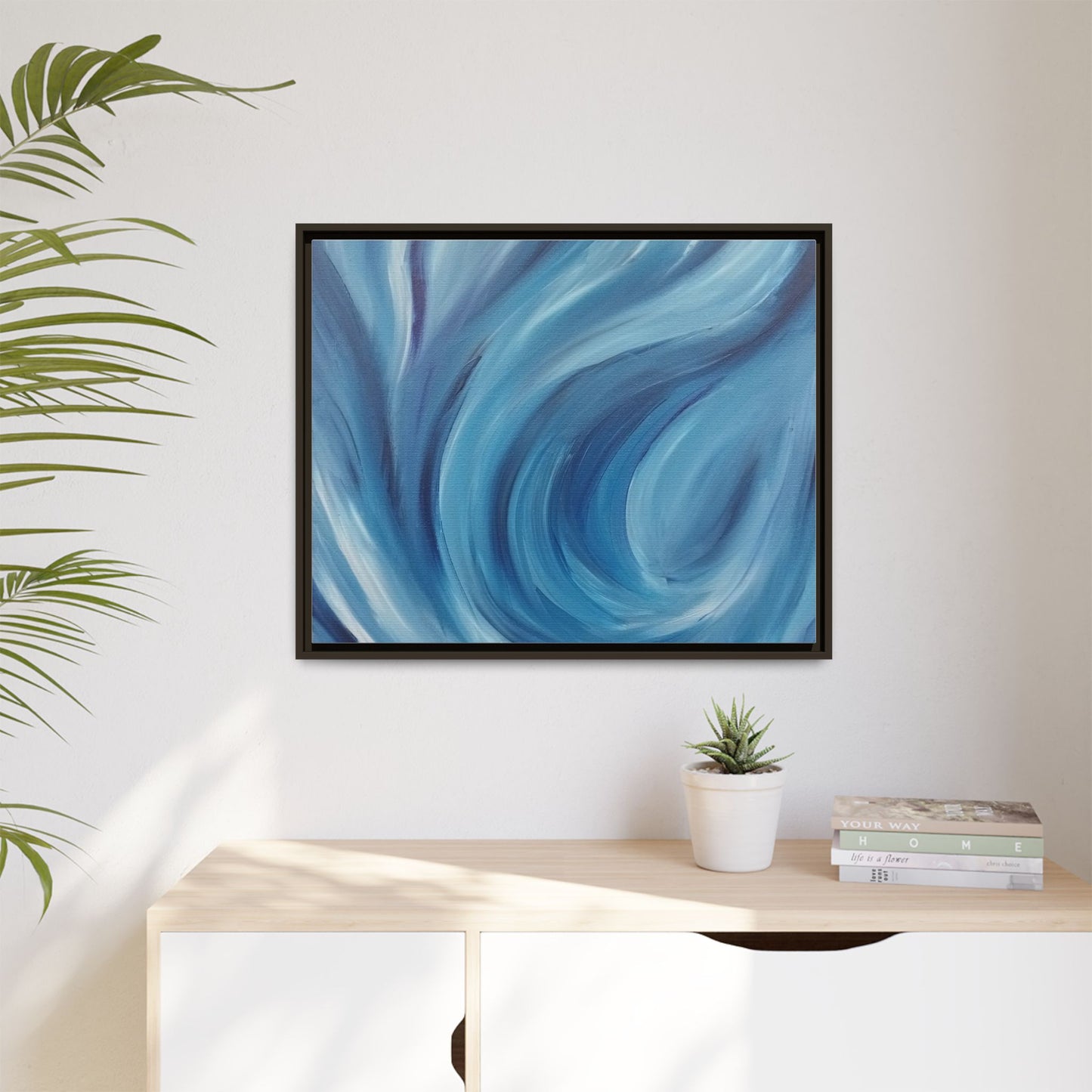 Intrinsic Reflection Framed Canvas Art