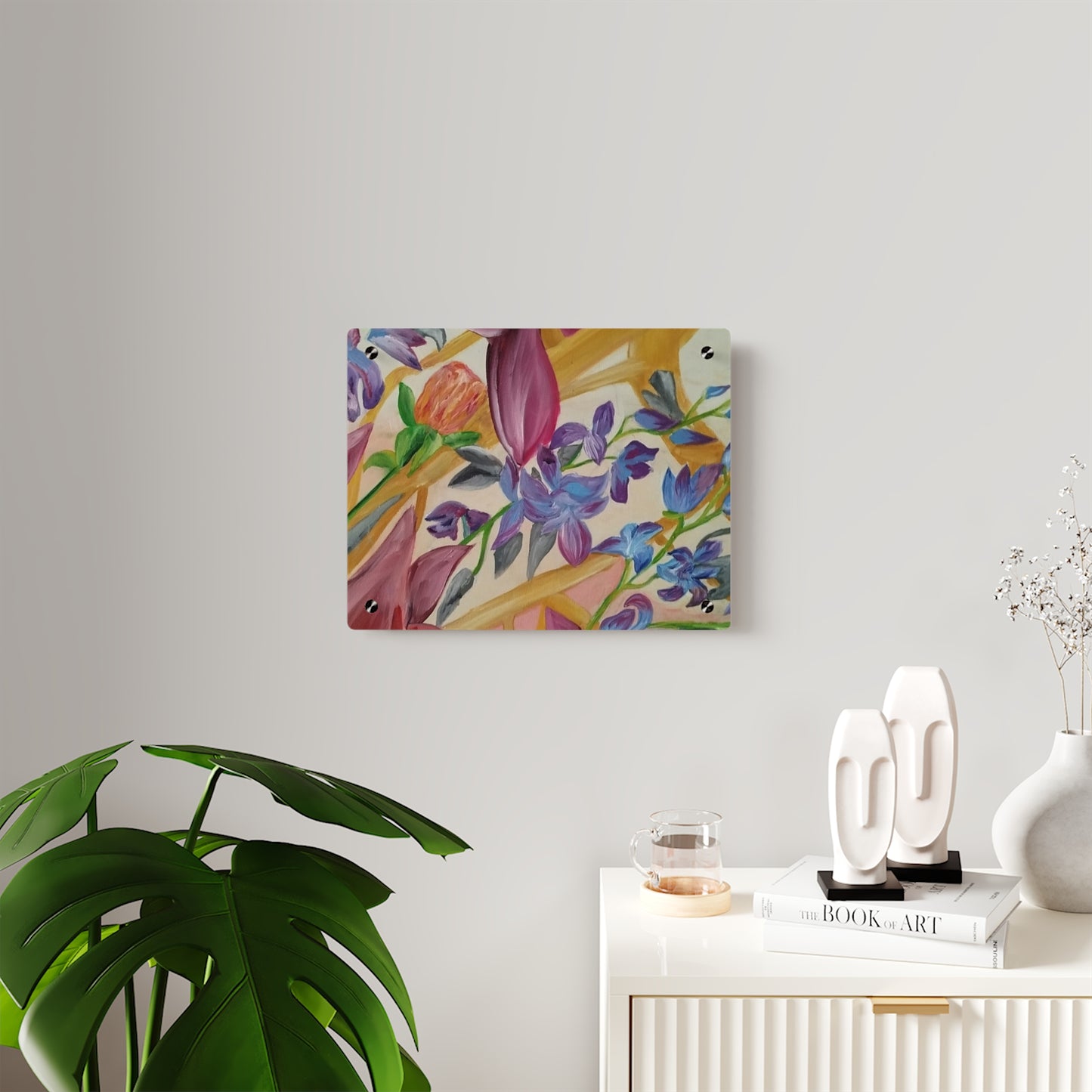 'A Dream of Flowers' Acrylic Wall Art Panels