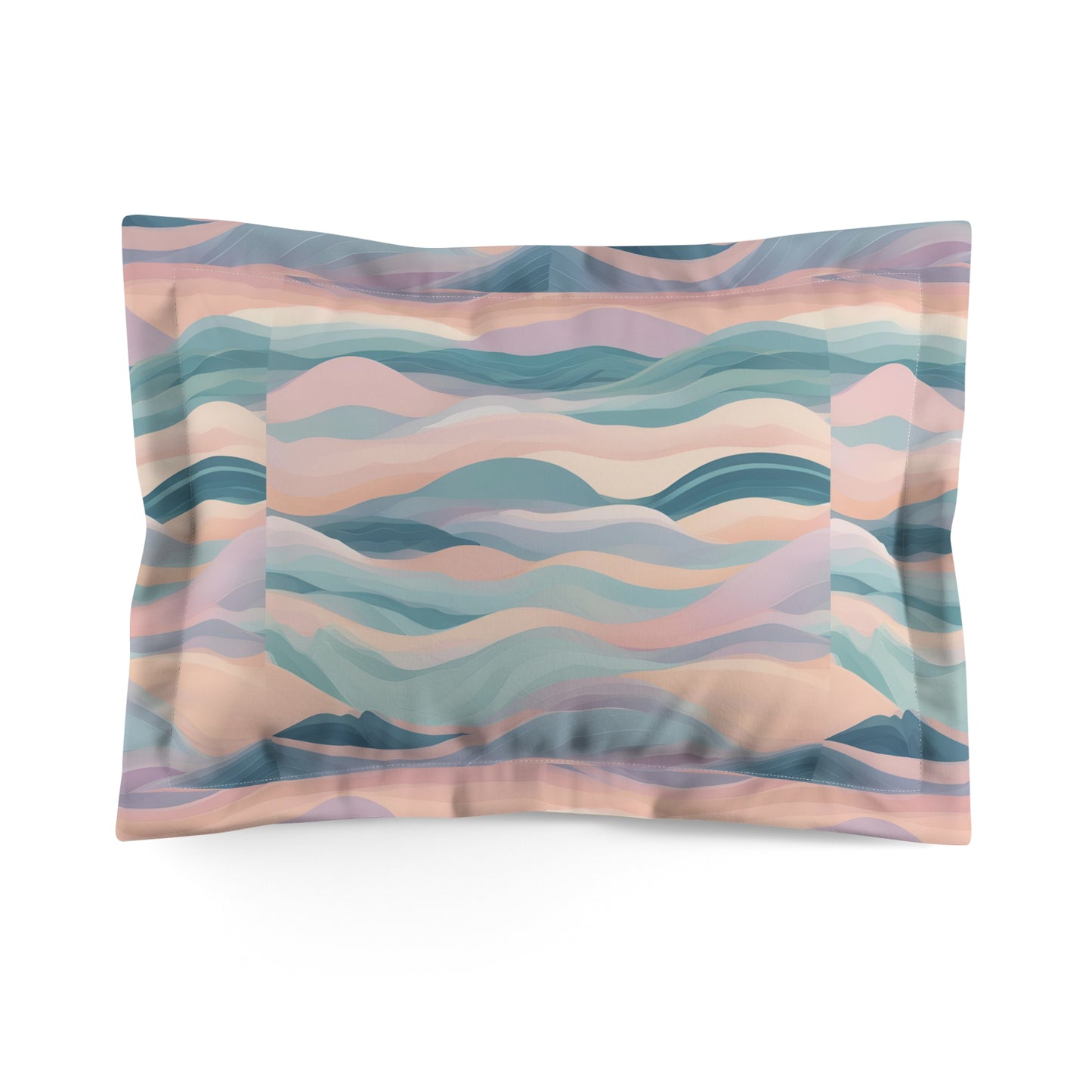 Serenity Wave Microfiber Pillow Sham