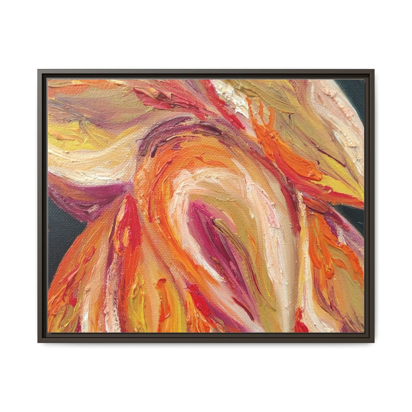 Dramatic Awakening Framed Canvas Art