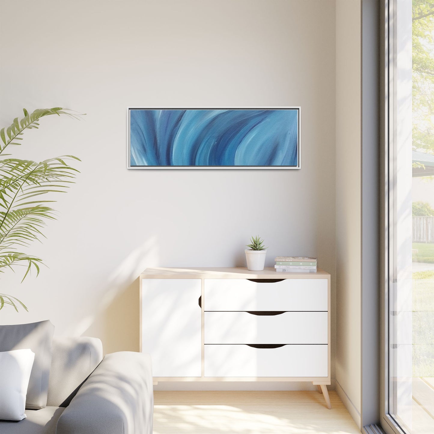 Intrinsic Reflection Framed Canvas Art
