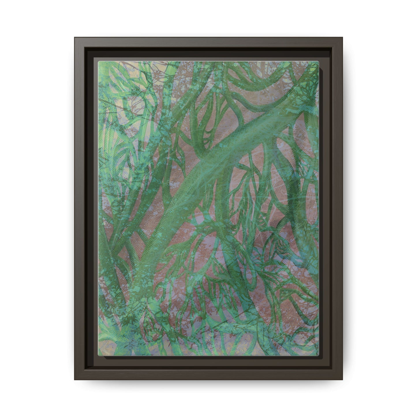 Inner Depths Framed Canvas Art