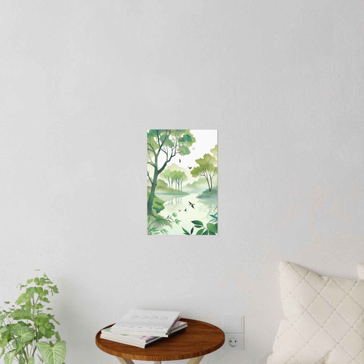 Tree Lake Wall Decals