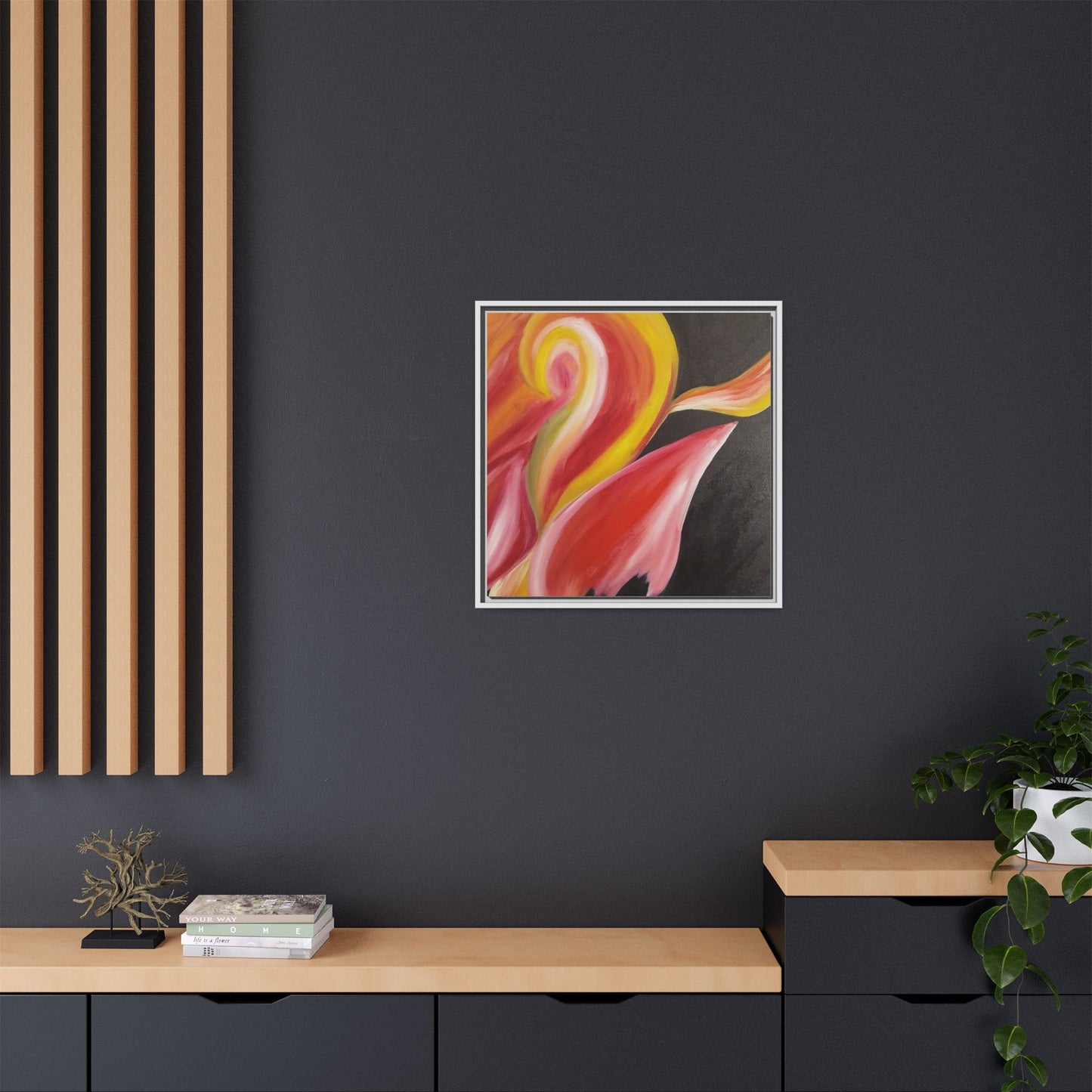 'A Autistic Phoenix' Framed Canvas Art