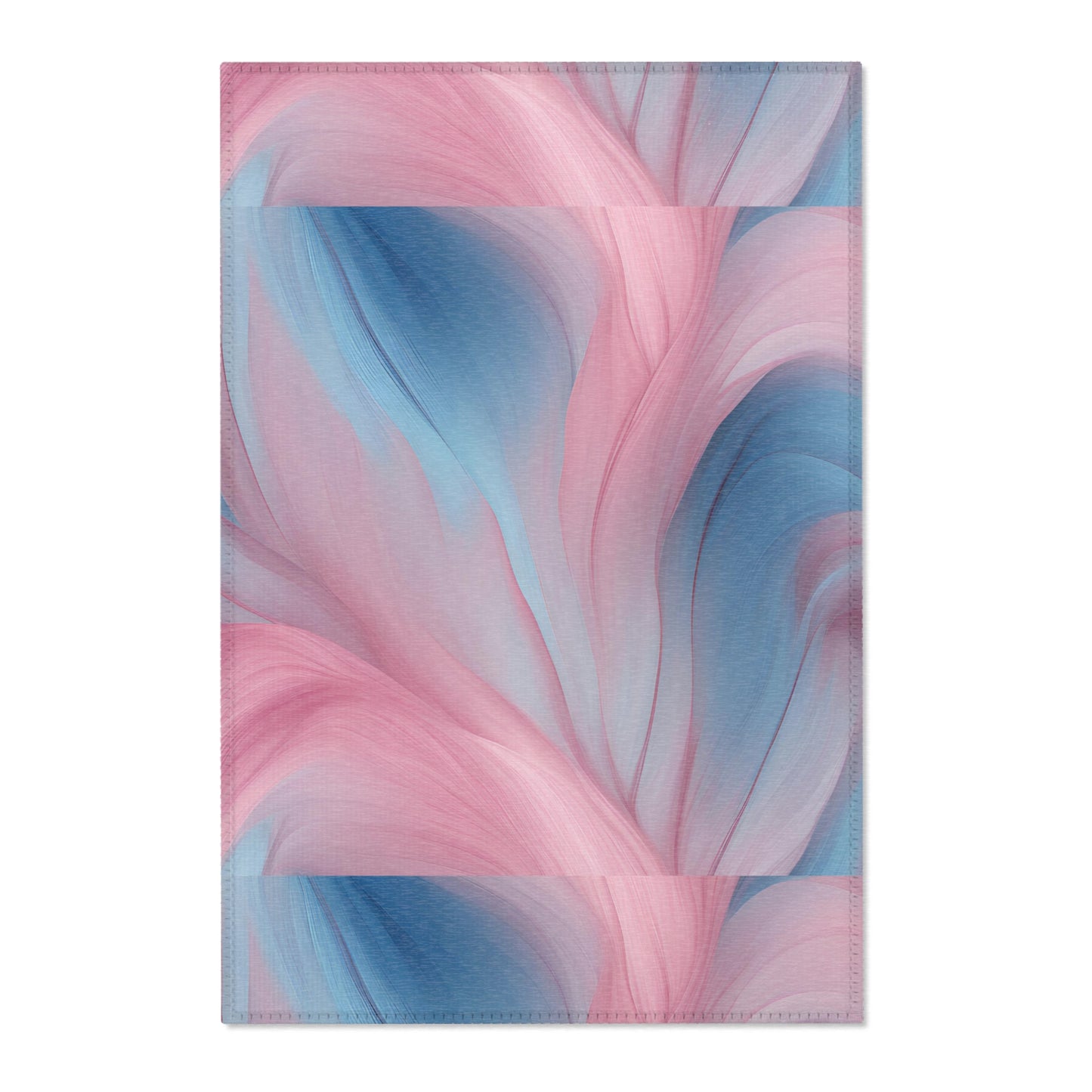 Rose Blue Area Rugs