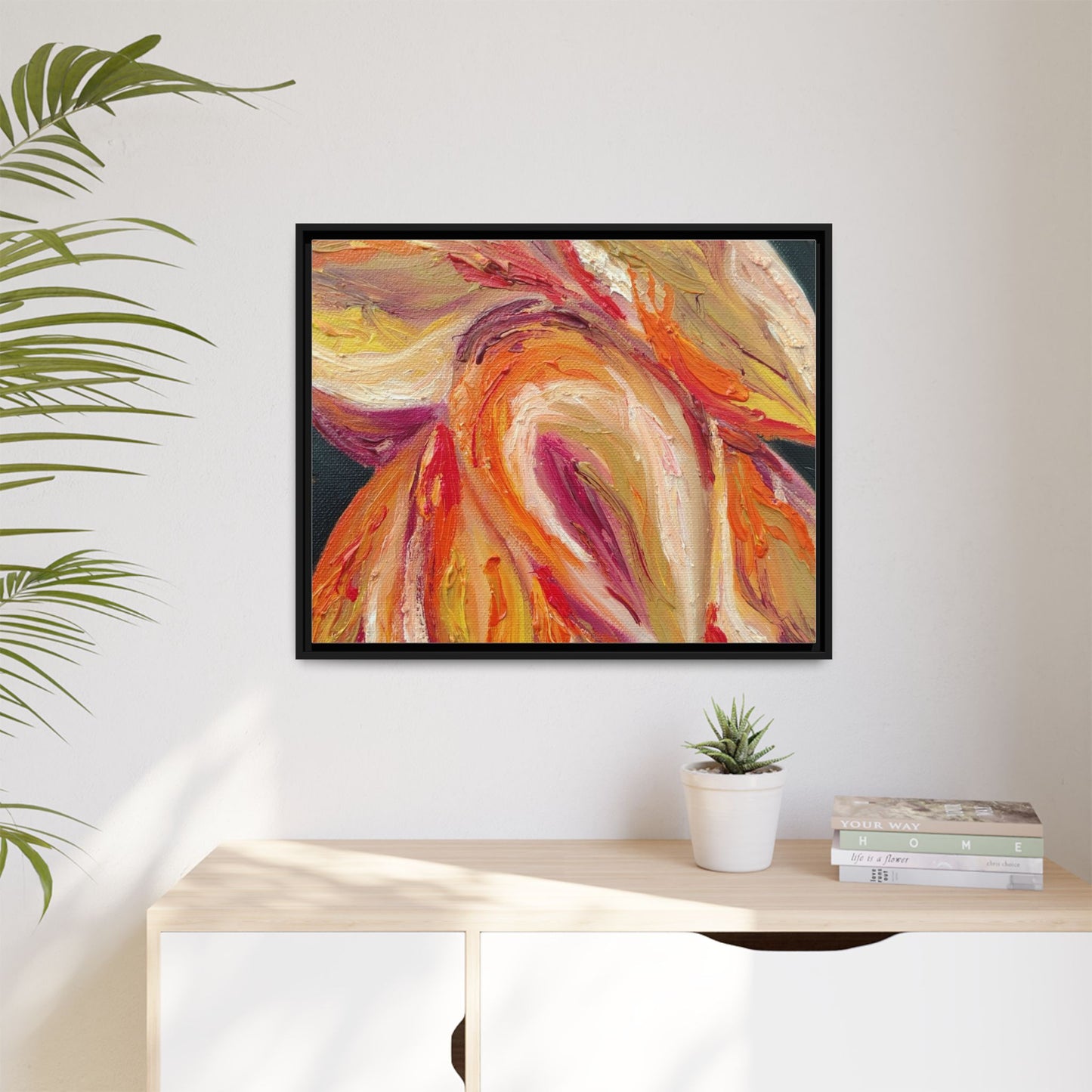 Dramatic Awakening Framed Canvas Art