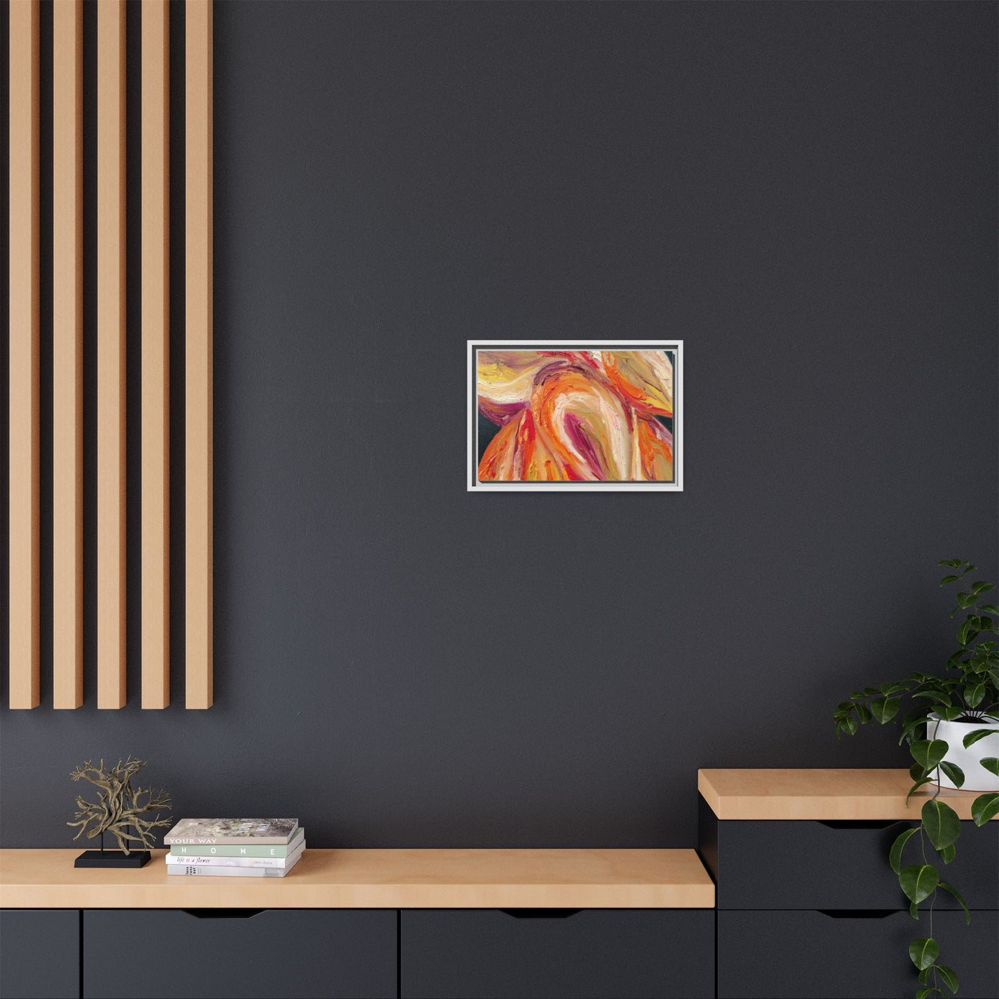 Dramatic Awakening Framed Canvas Art