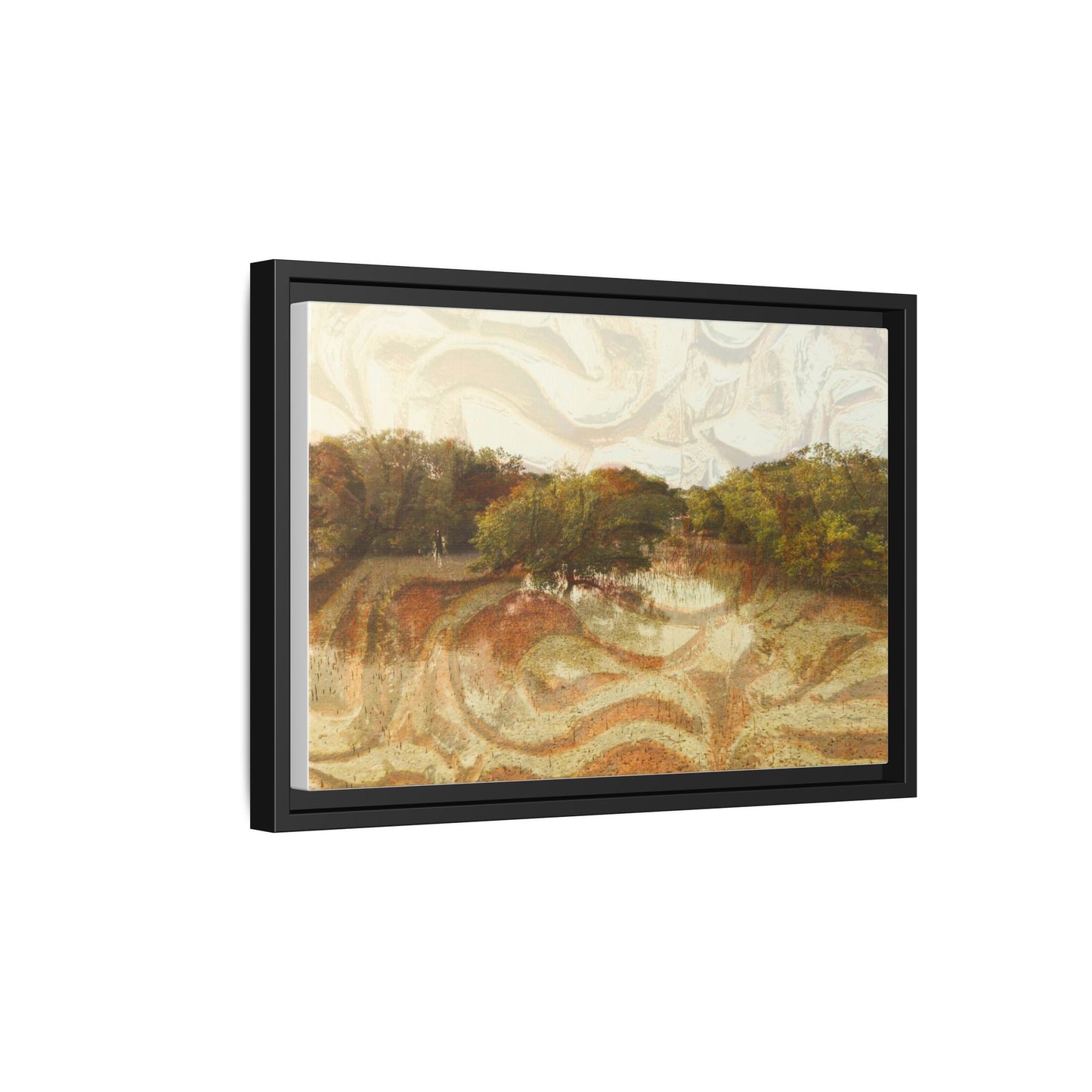 Serene Mangroves Framed Canvas Art