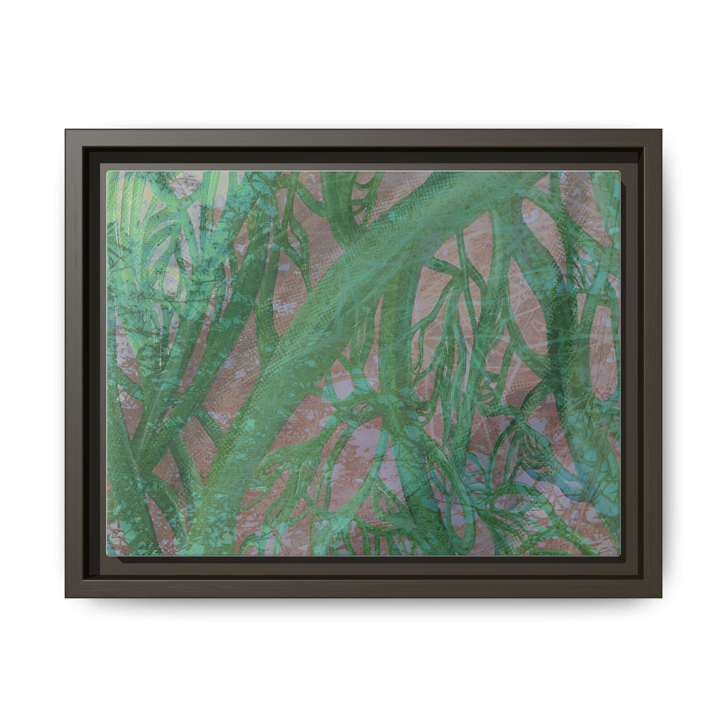 Inner Depths Framed Canvas Art