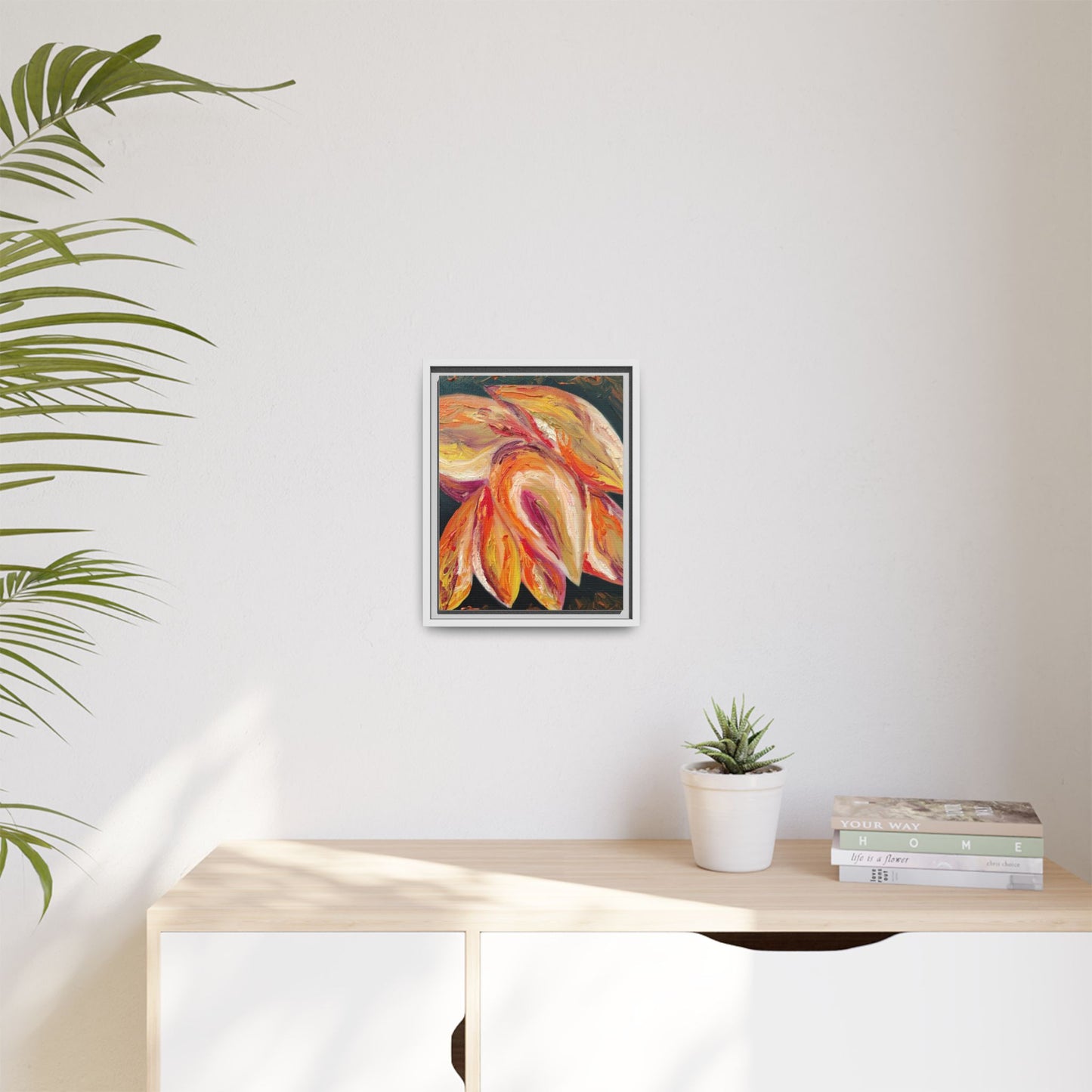 Dramatic Awakening Framed Canvas Art