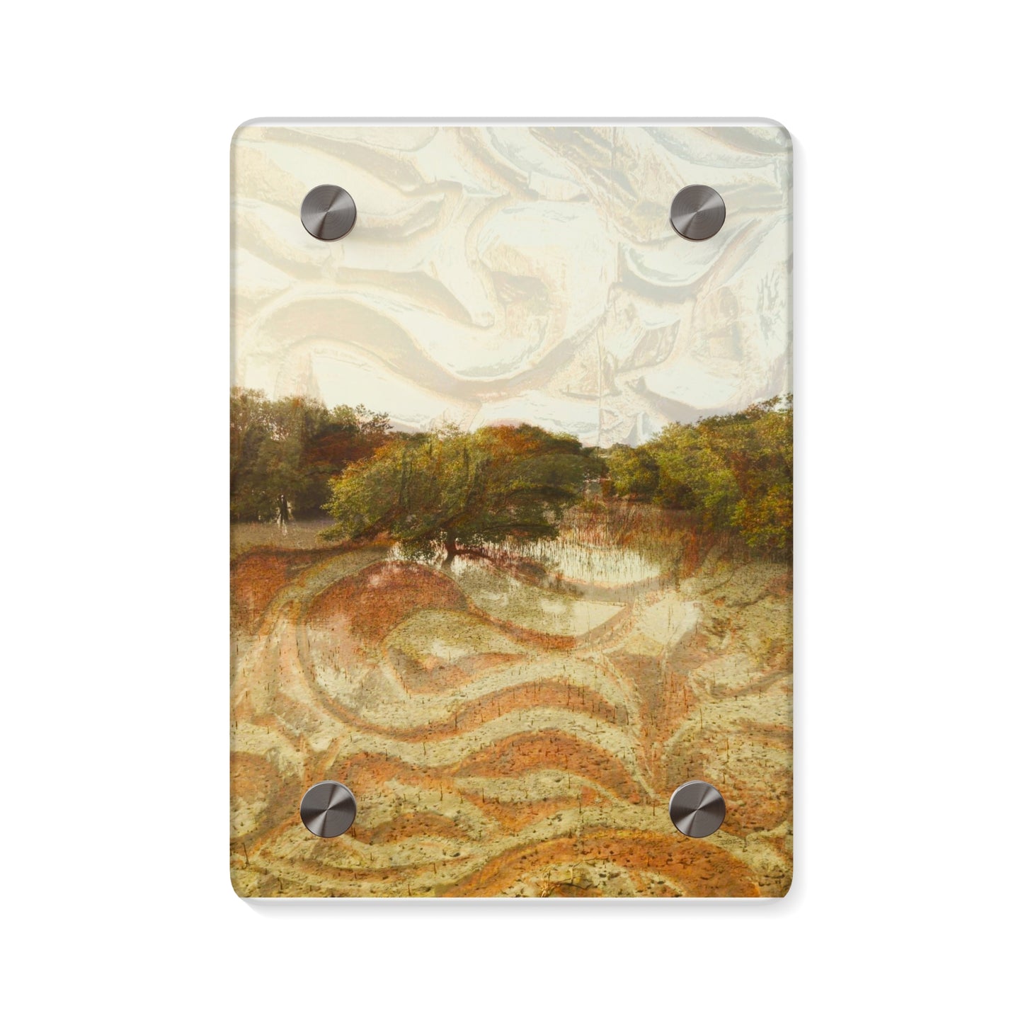 Serene Mangroves Acrylic Wall Art Panels