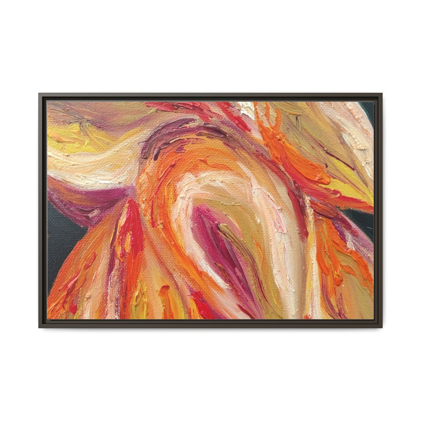 Dramatic Awakening Framed Canvas Art