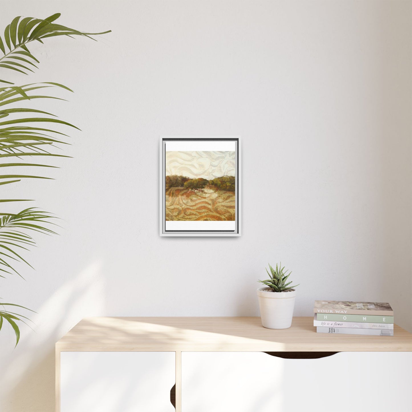 Serene Mangroves Framed Canvas Art