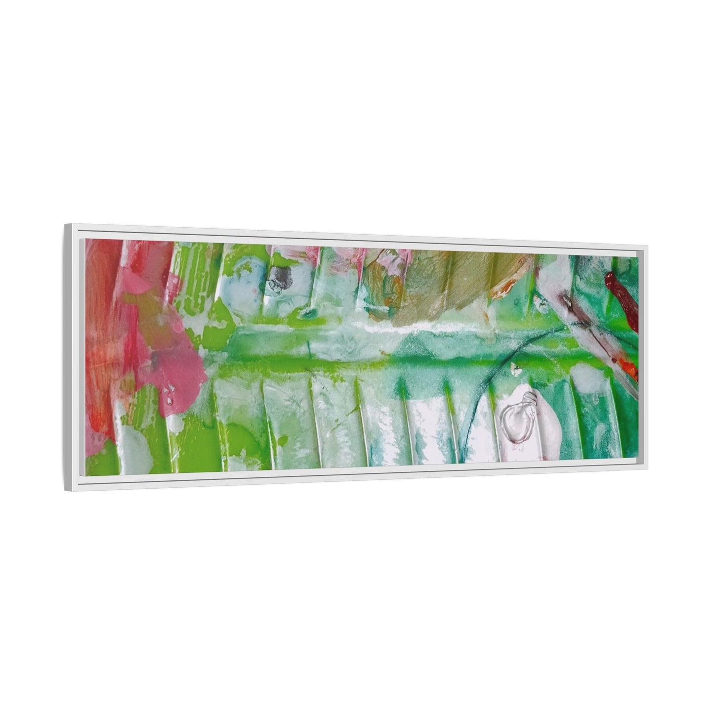'A Mix of Life' Framed Canvas Art