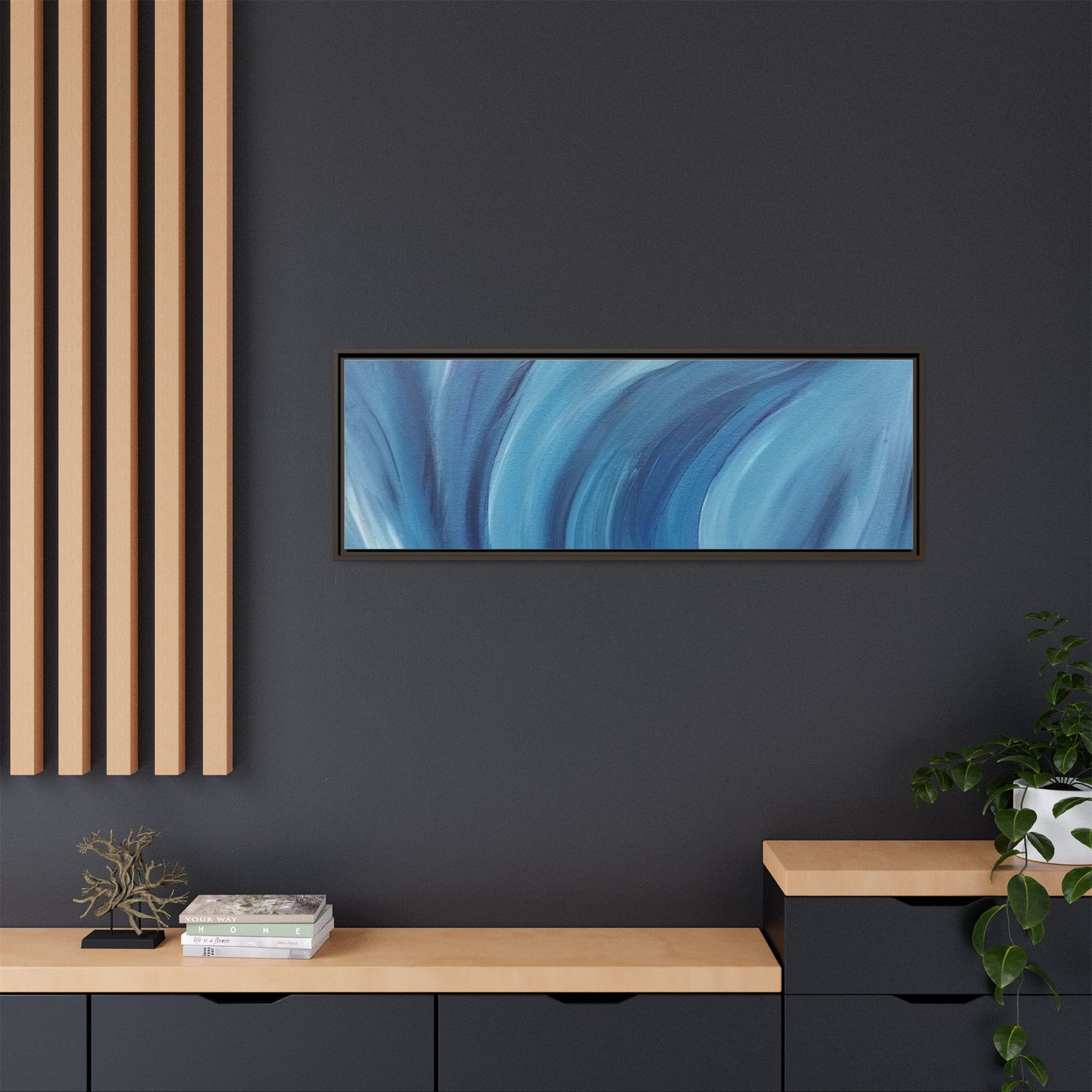 Intrinsic Reflection Framed Canvas Art