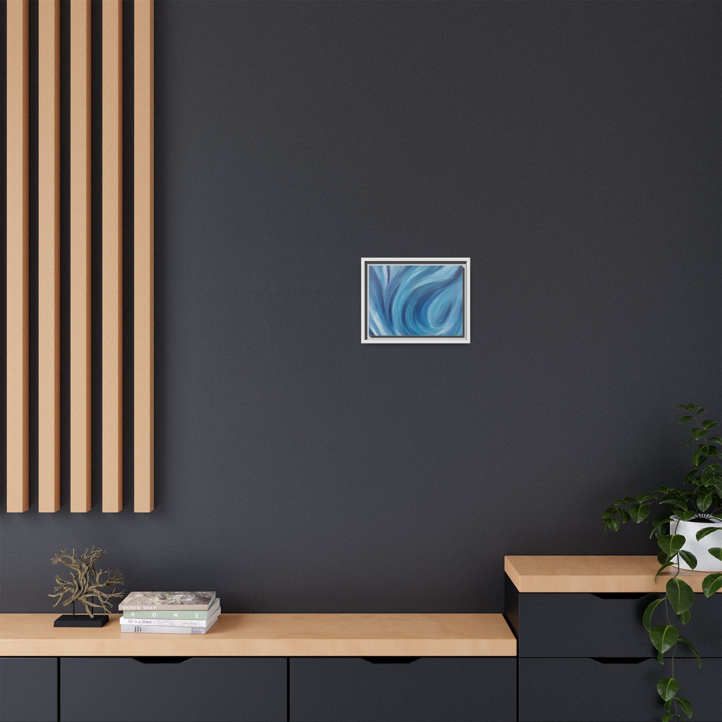 Intrinsic Reflection Framed Canvas Art