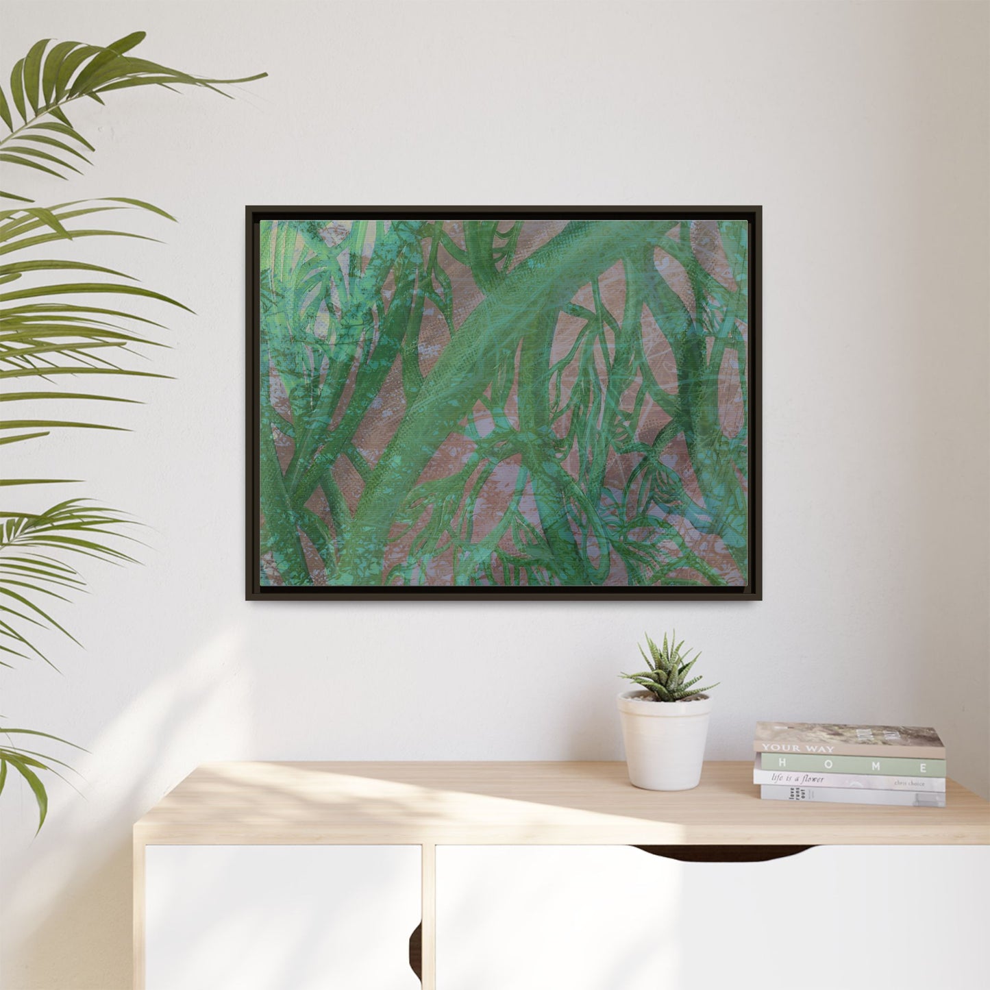 Inner Depths Framed Canvas Art