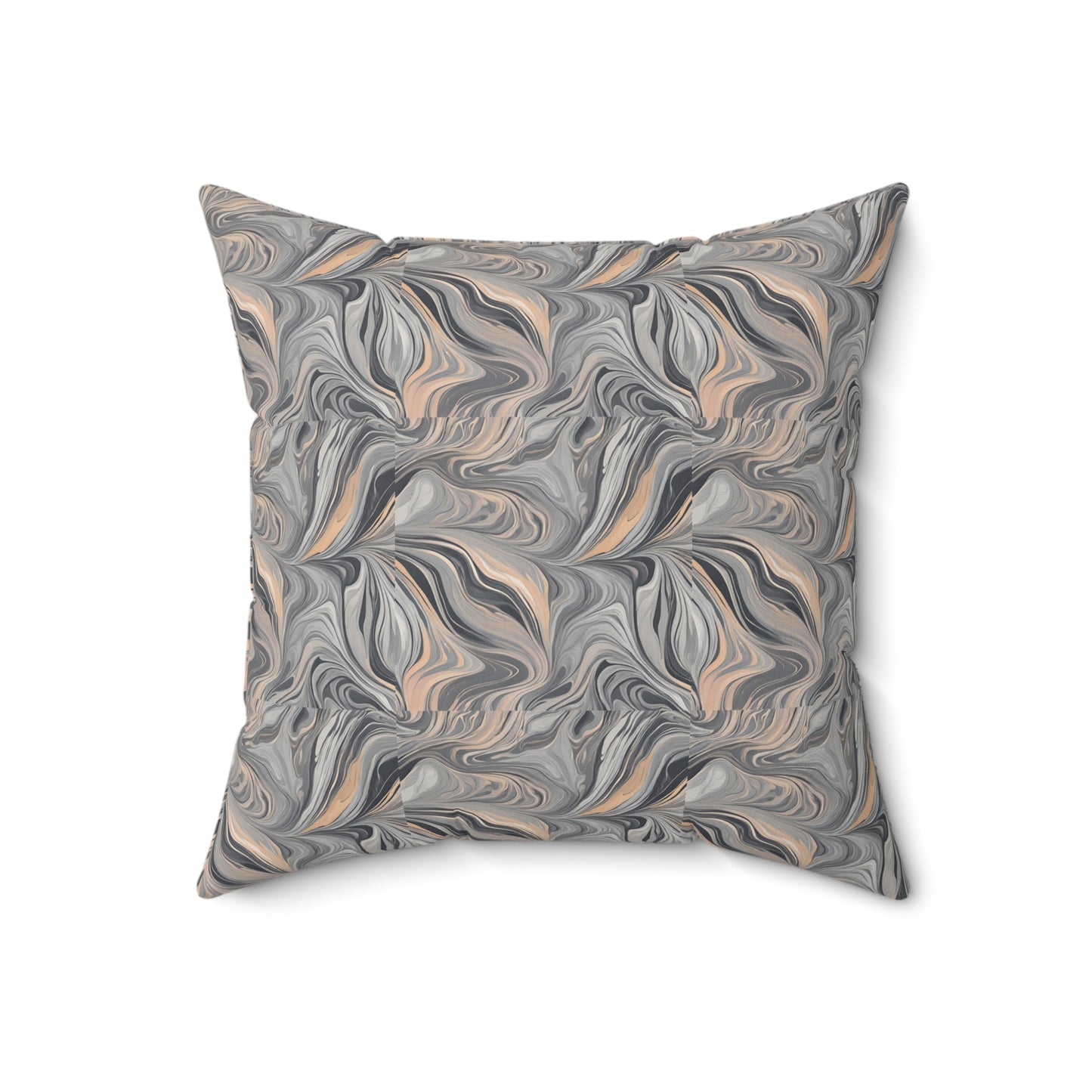 Stonescape Faux Suede Square Pillow