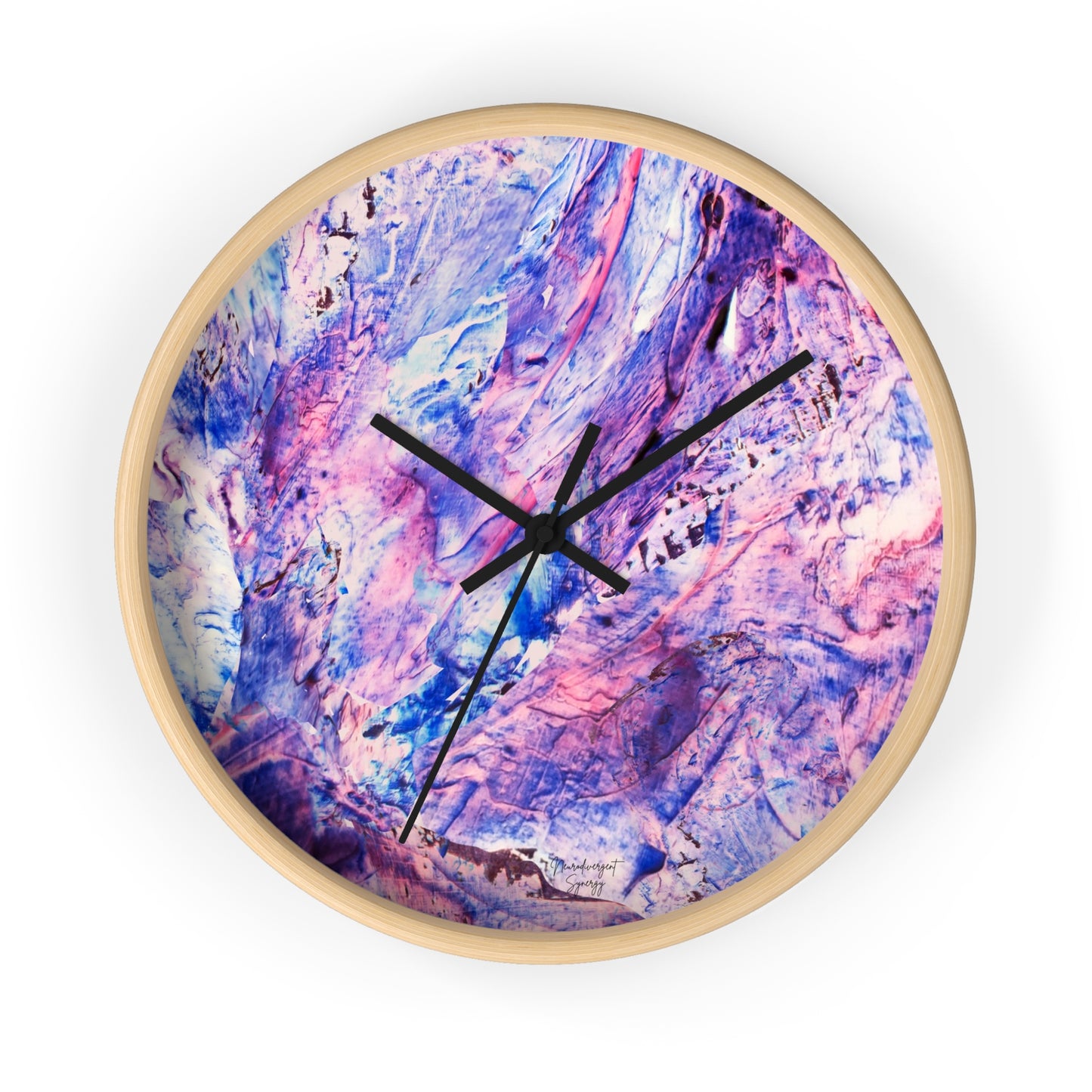 Butterfly by Lu Meng Wall Clock