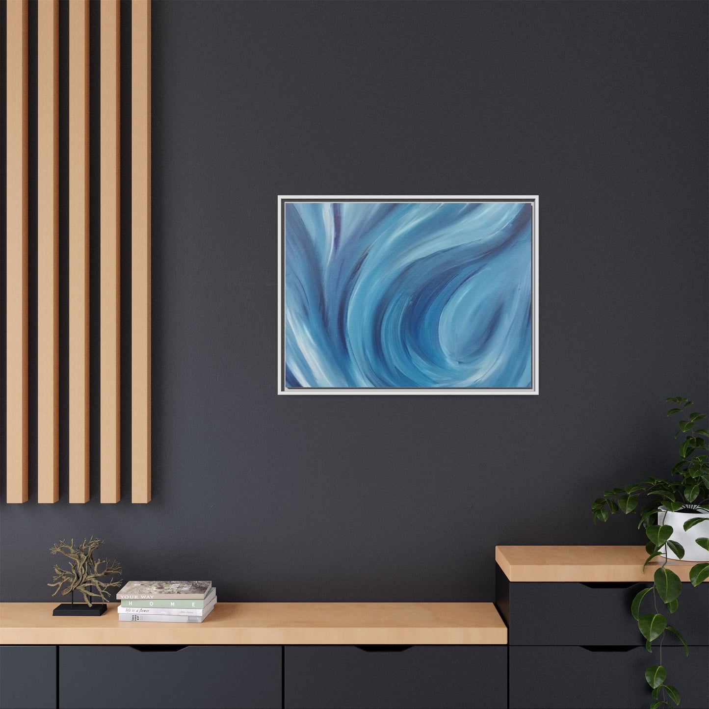 Intrinsic Reflection Framed Canvas Art