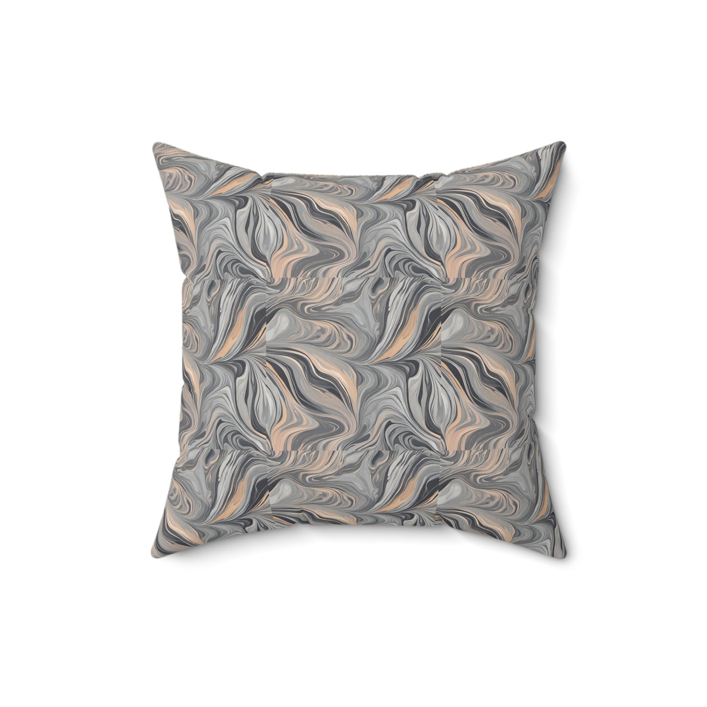 Stonescape Faux Suede Square Pillow