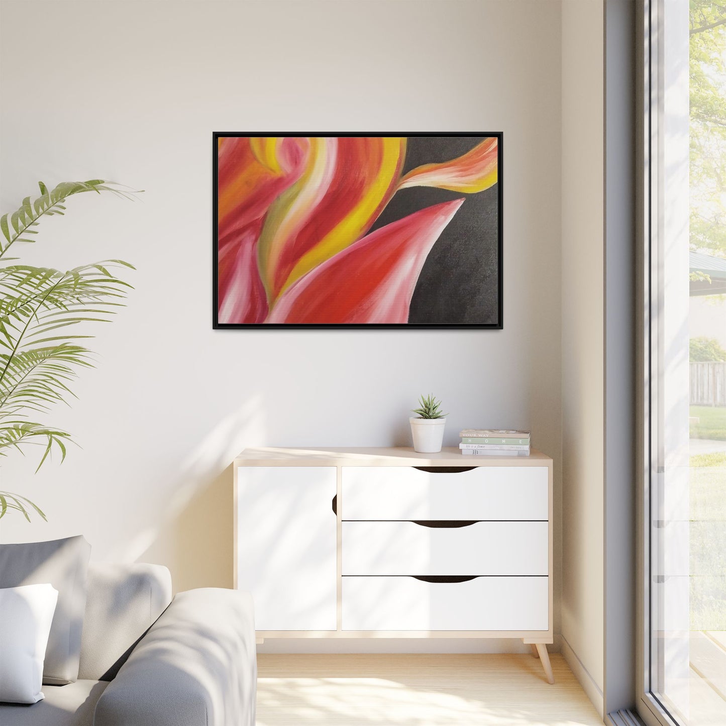'A Autistic Phoenix' Framed Canvas Art