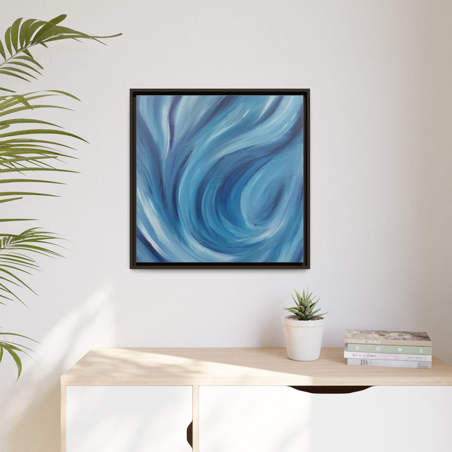 Intrinsic Reflection Framed Canvas Art