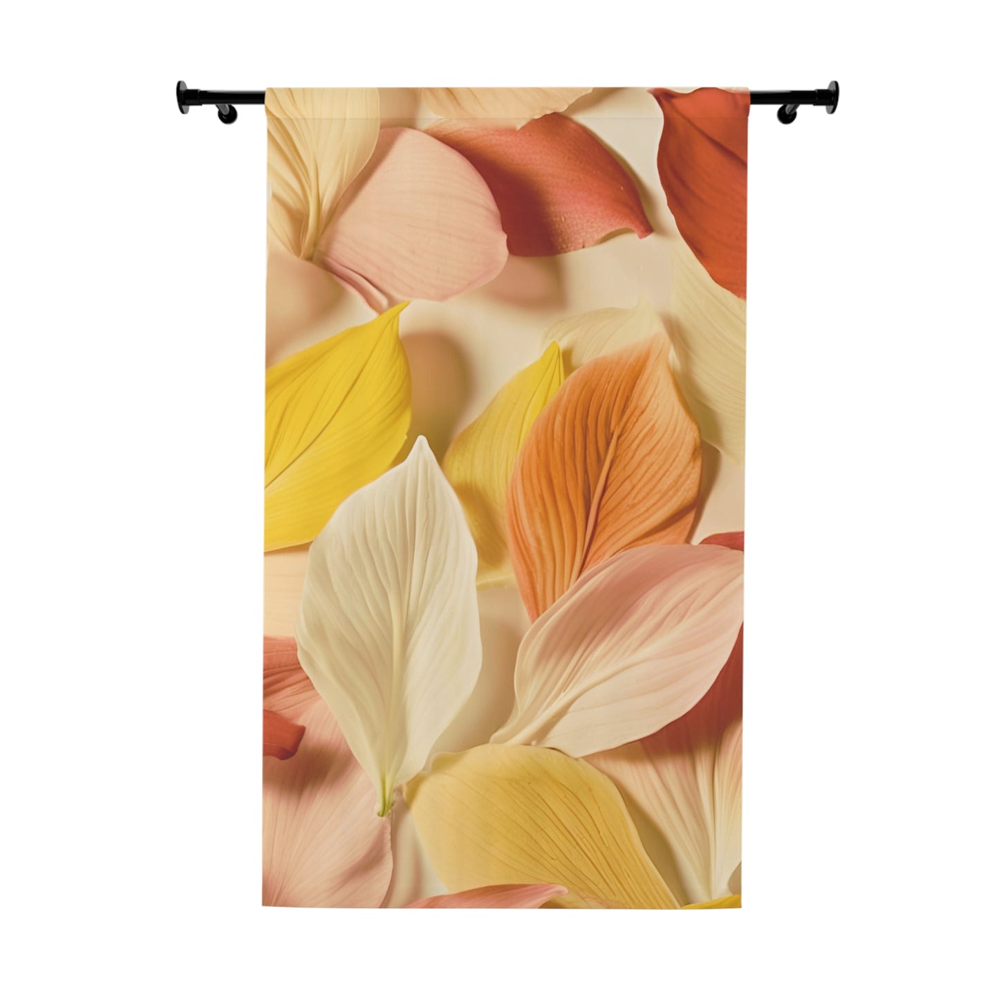 Texture Petals Window Curtains (1 Piece)