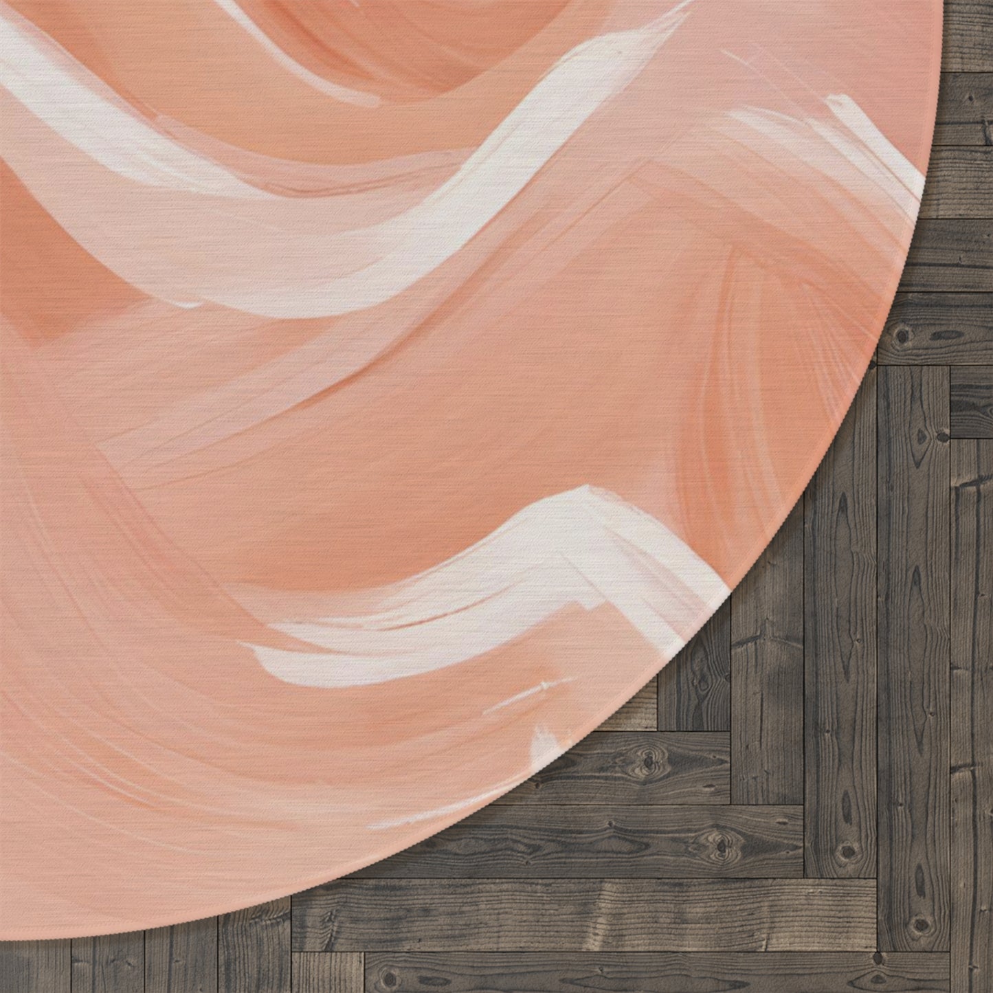 Dusk Brushstrokes Round Rug