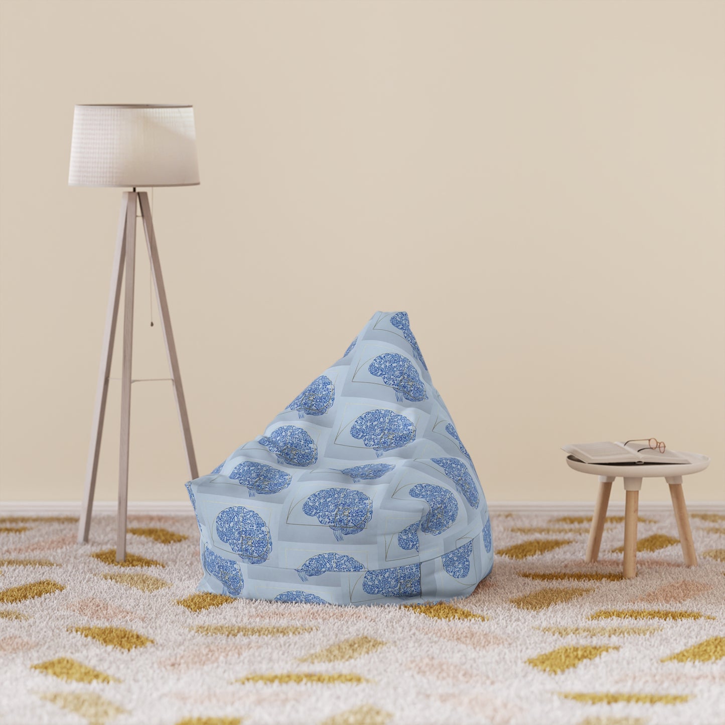 'Beautiful Mind' by Nagihan Seymour Bean Bag Chair Cover