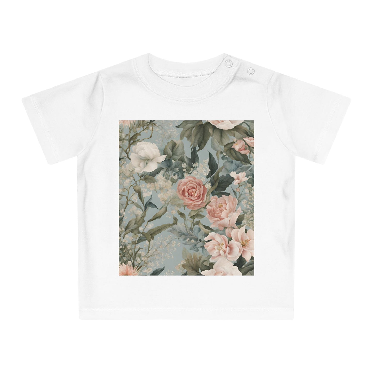 Floral Cotton Baby T-Shirt